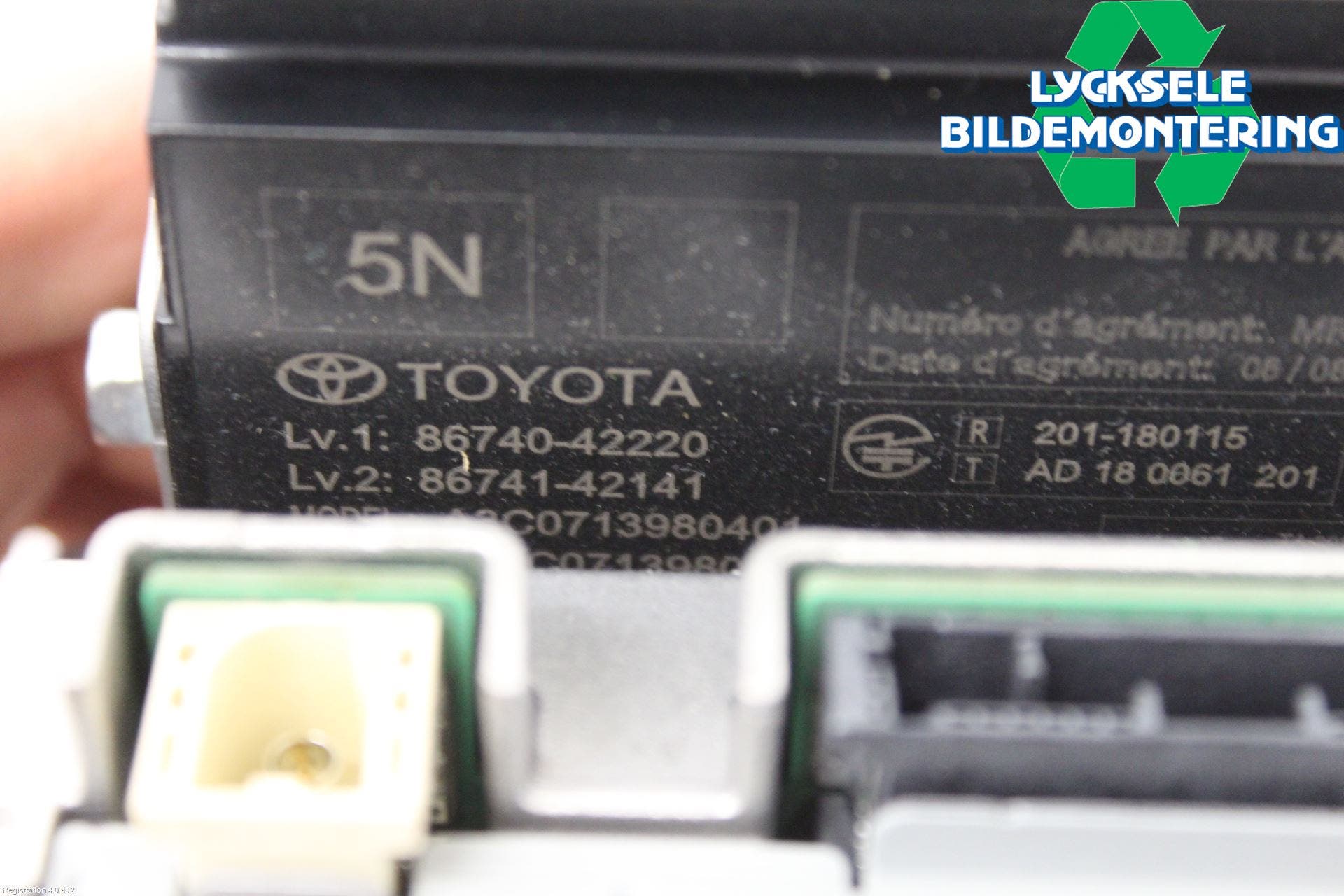 Toyota RAV4 19- Radio Övrigt