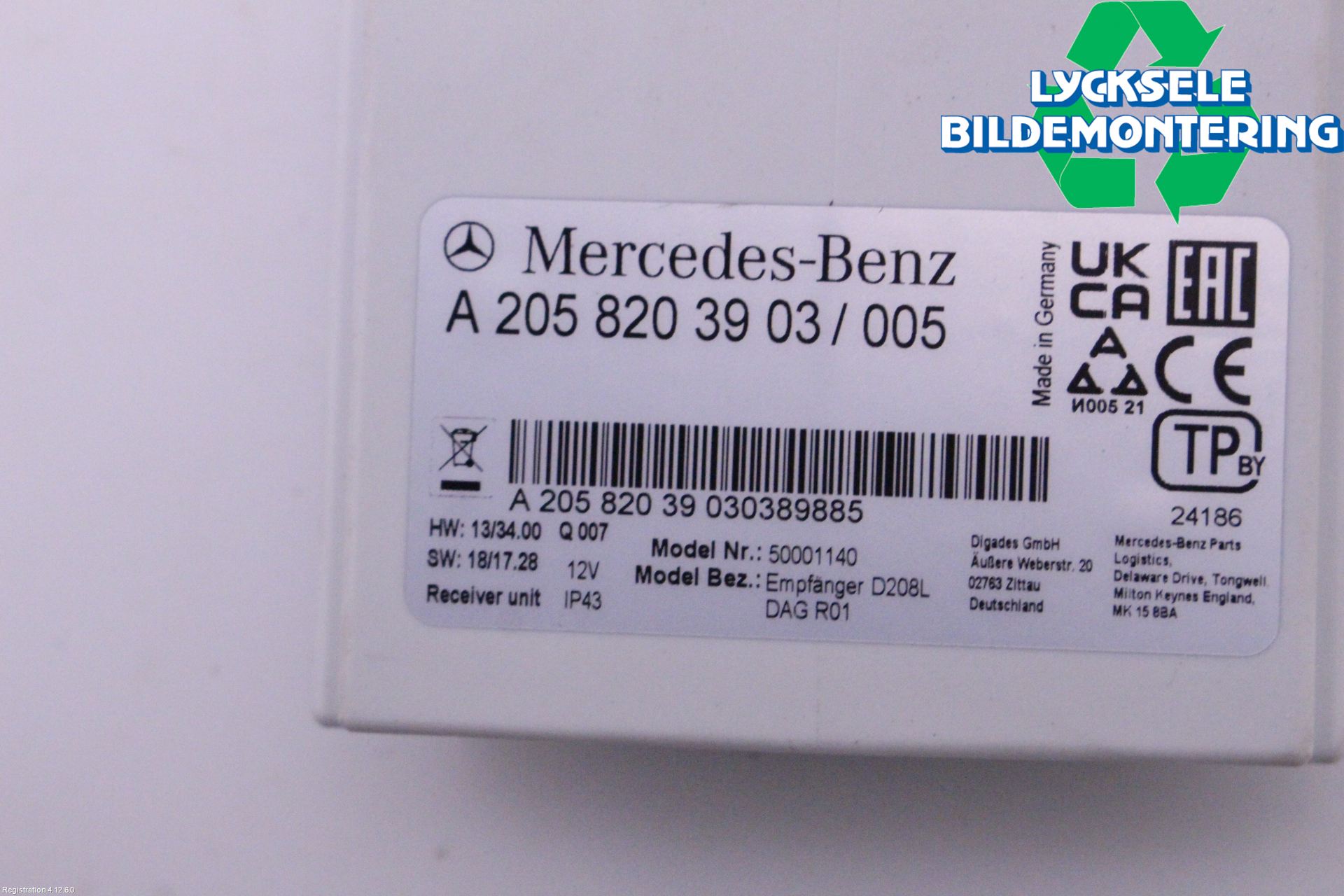 Mercedes-Benz MB VITO/V-KLASS (W640,W447,W448) 14- Styrenhet Bensin-Dieselvärmare