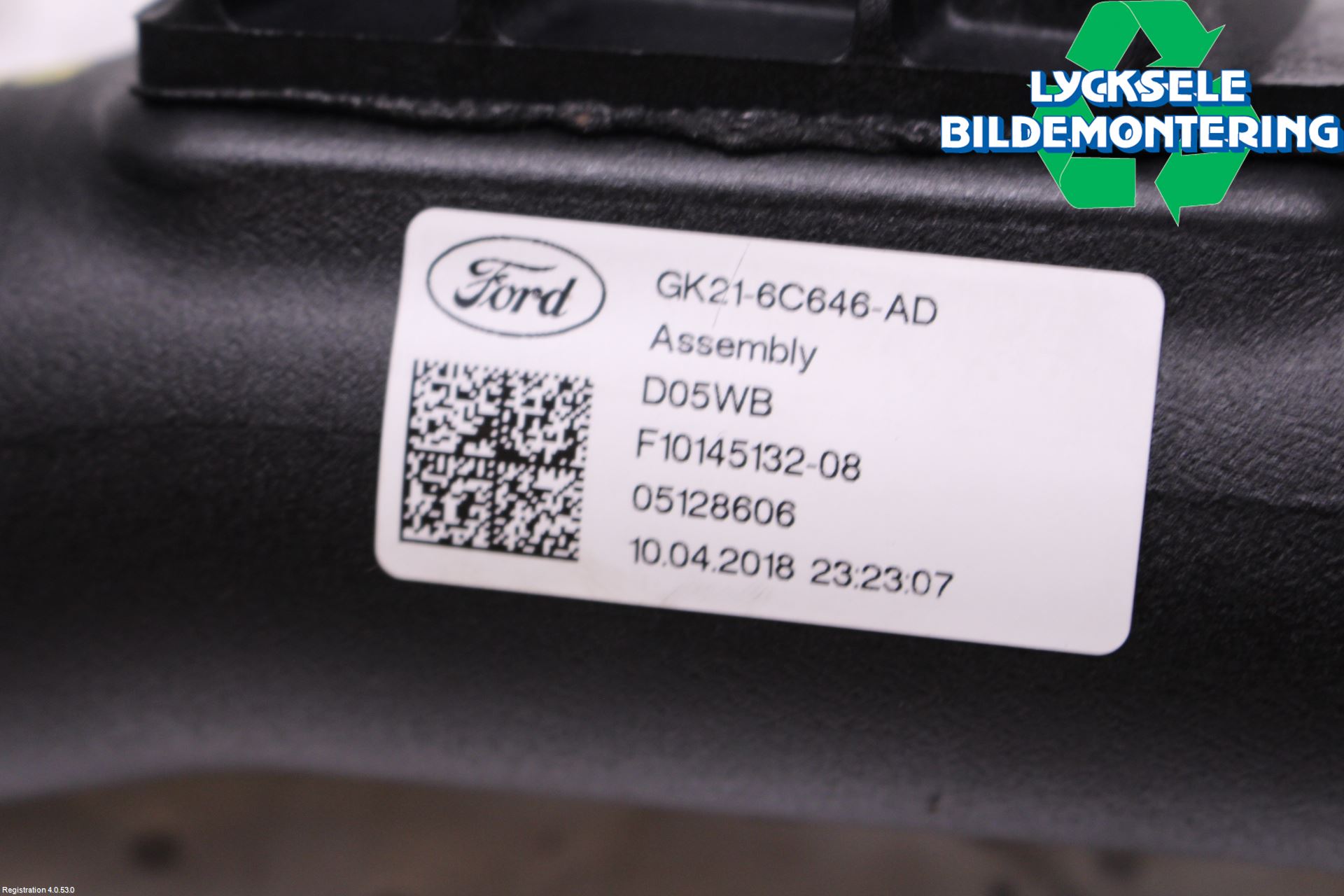 Ford TRANSIT/TOURNEO CUSTOM 13-24 Laddluft-Intercoolerrör