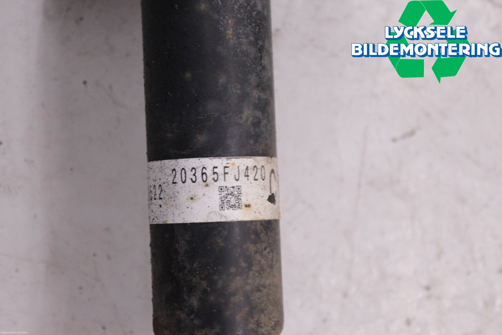 Subaru XV 12-17 Fjäderben Bak Vänster