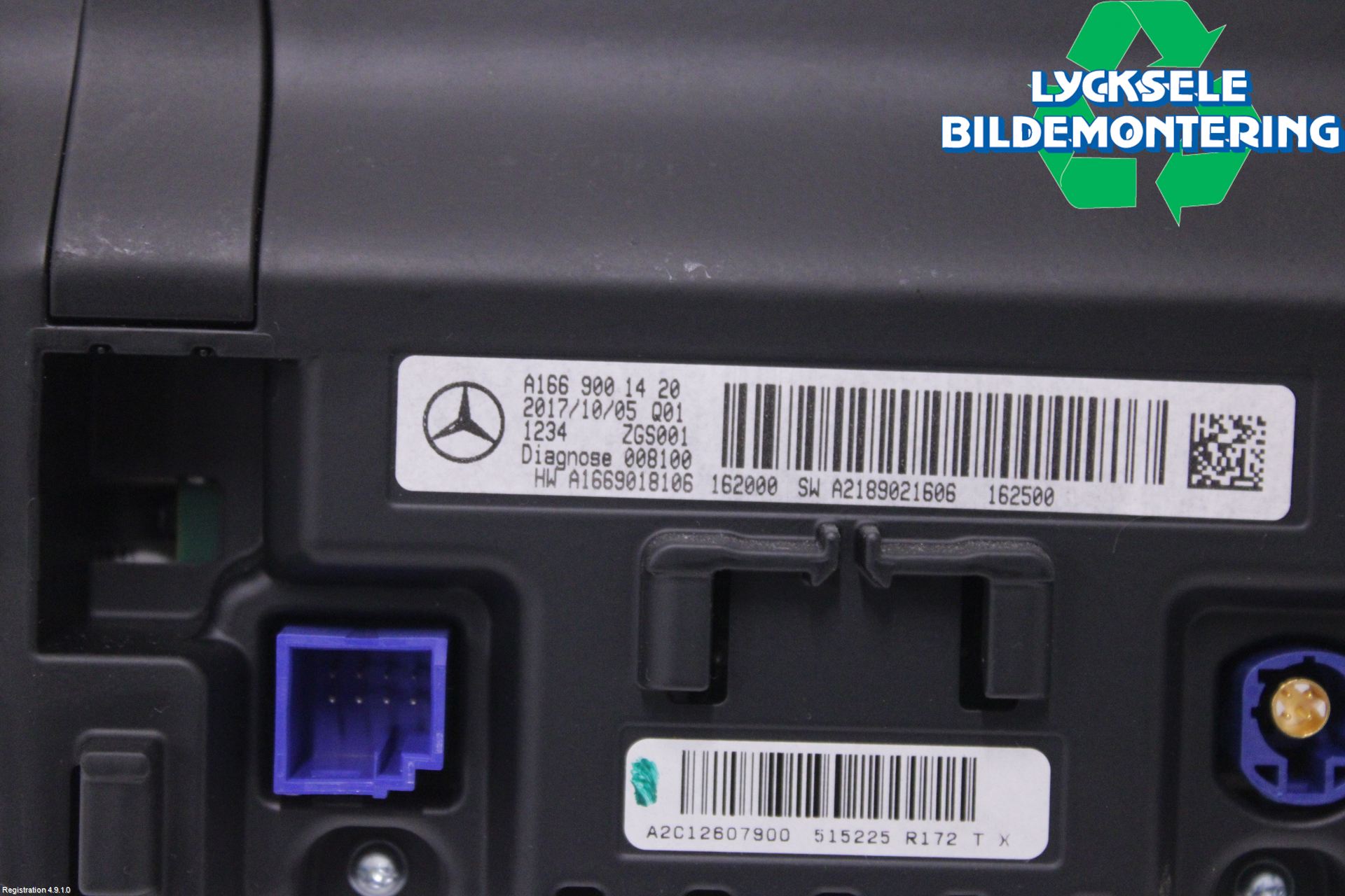 Mercedes-Benz MB CLA-KLASS (C117/X117) 13-19 Bildskärm