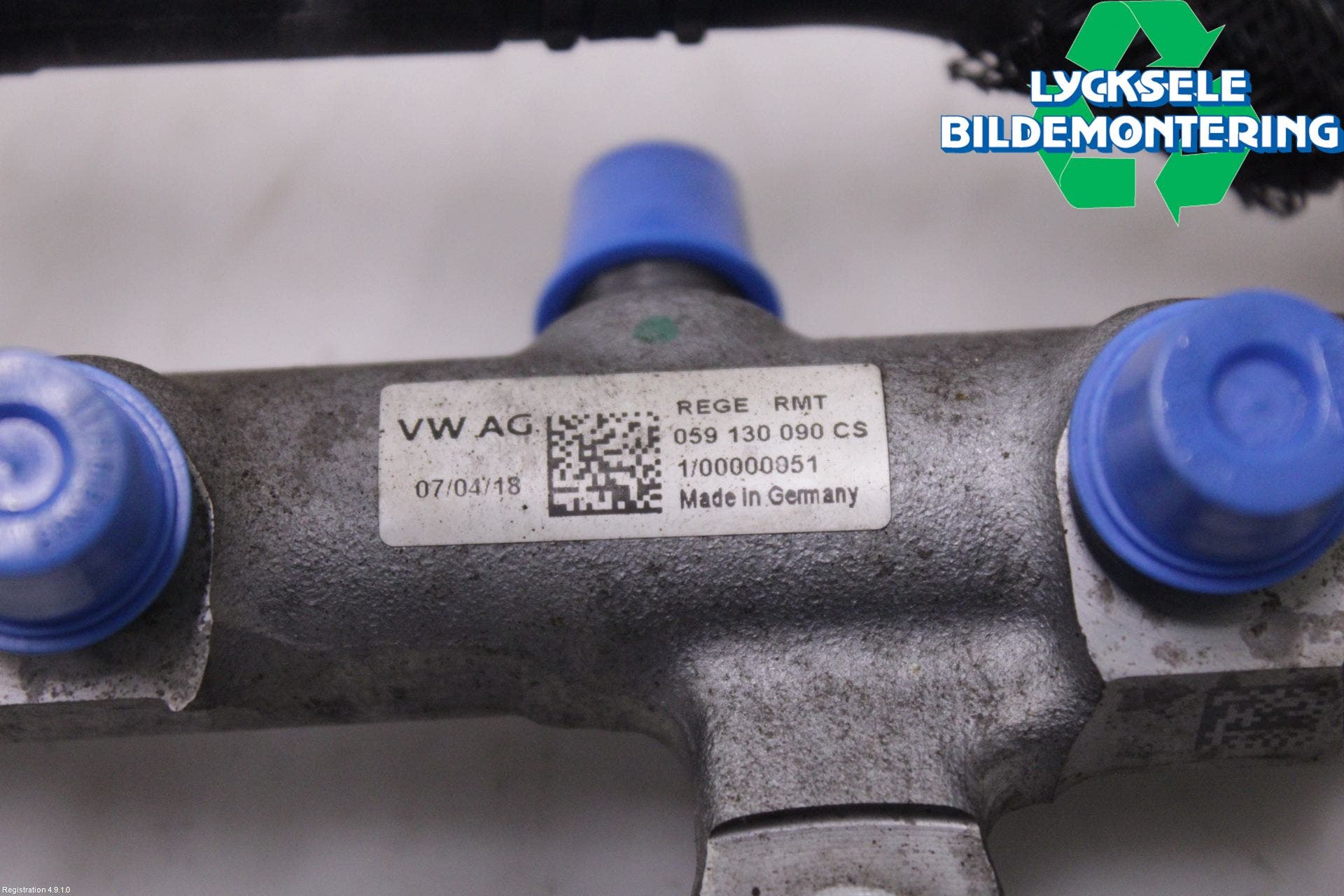 Volkswagen VW AMAROK 2H 10-22 Inj. Fuelrail