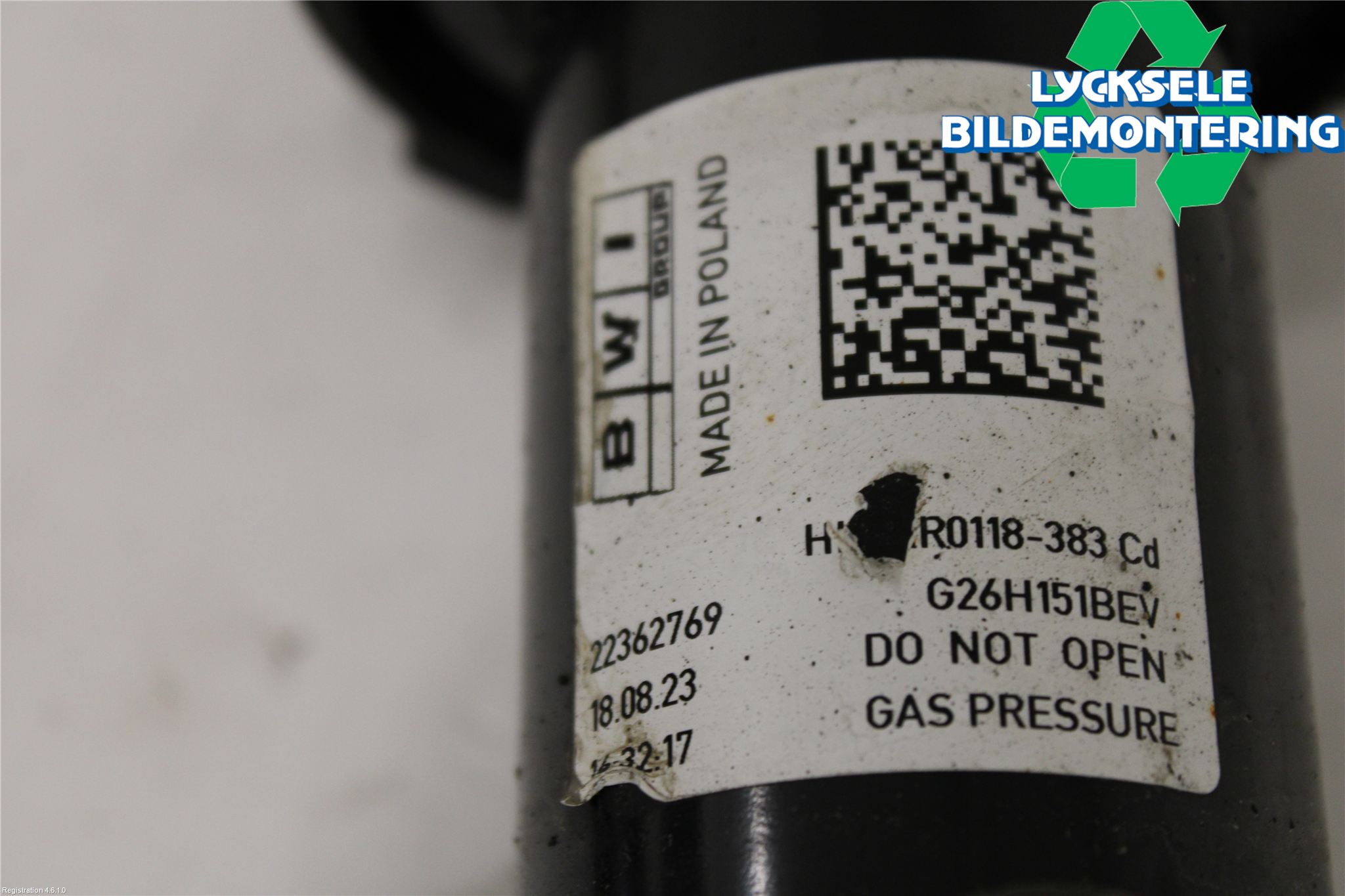 BMW 4/i4 G26 GRAN COUPÉ 21- Fjäderben Bak Vänster