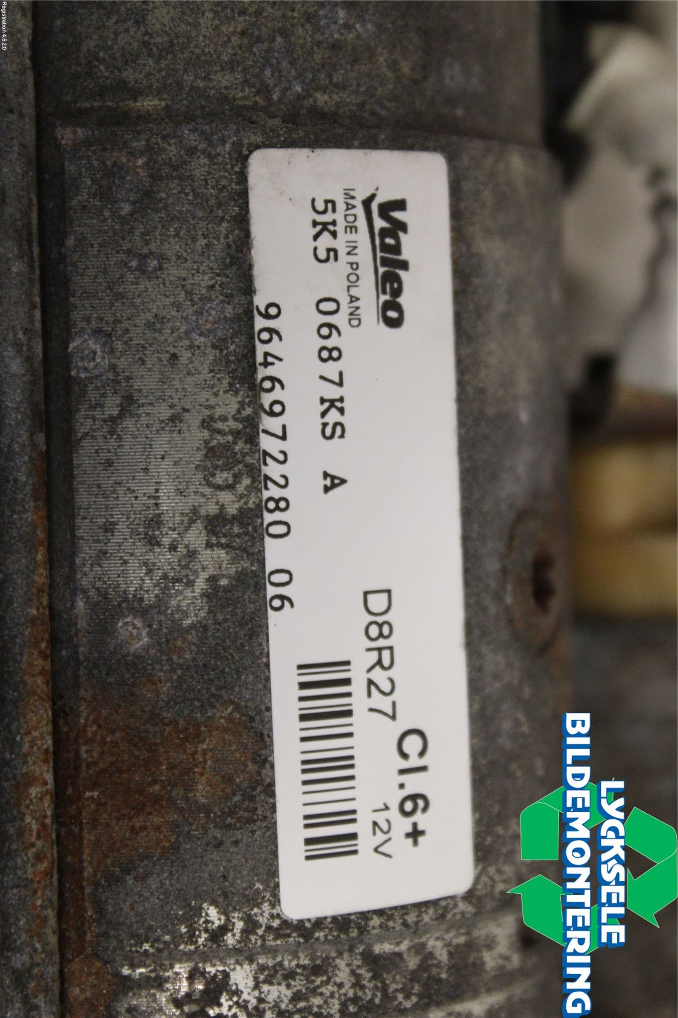 Peugeot 308 14-21 Startmotor Diesel