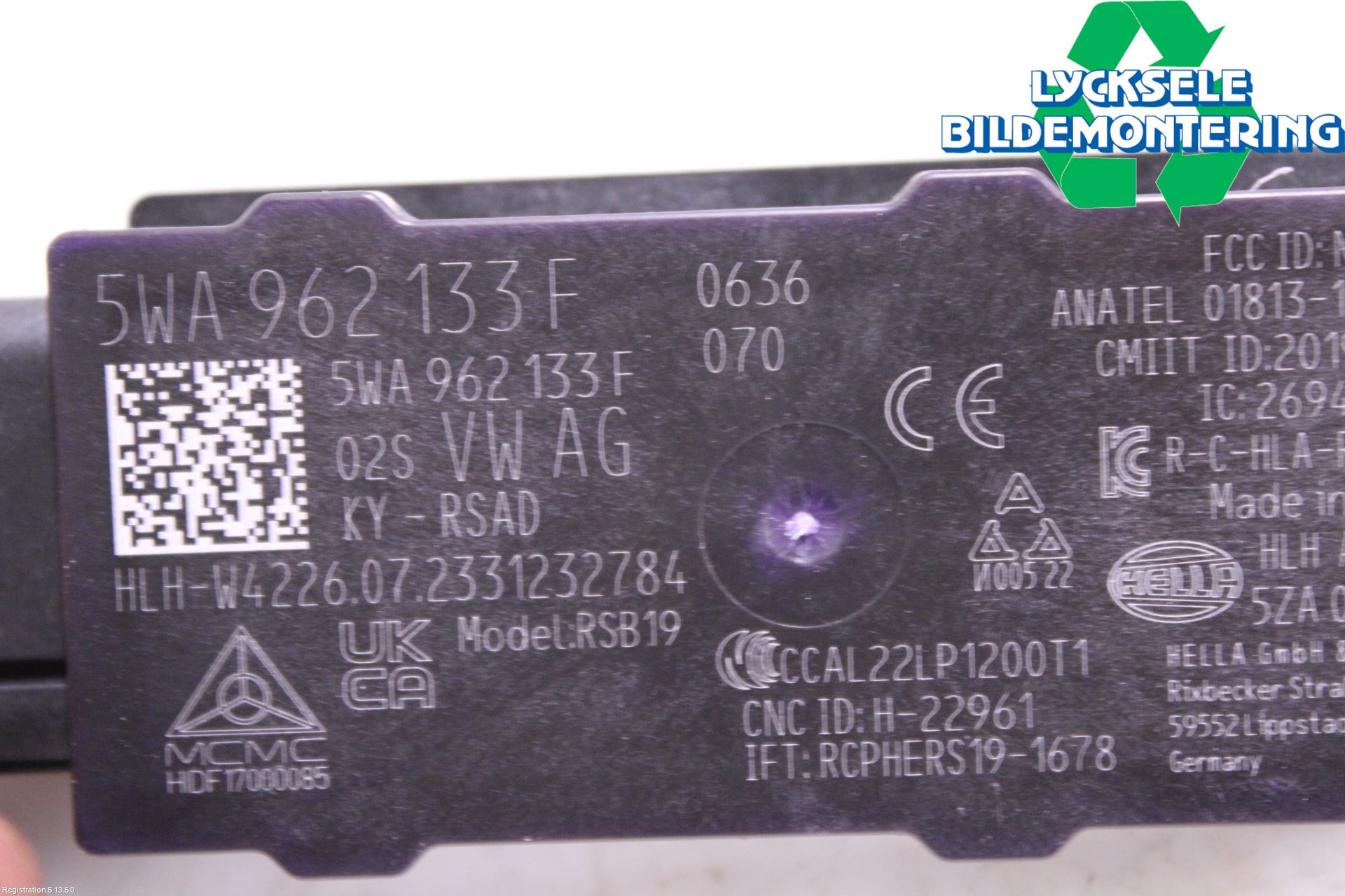 Volkswagen VW ID.4 21- Antenn