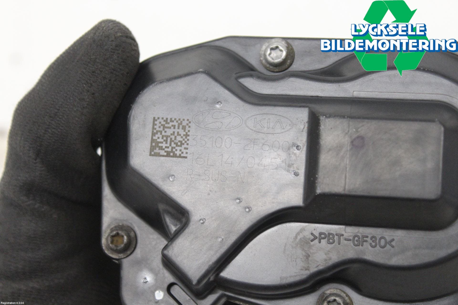 Kia SPORTAGE (QL) 16-21 Injspjällhus