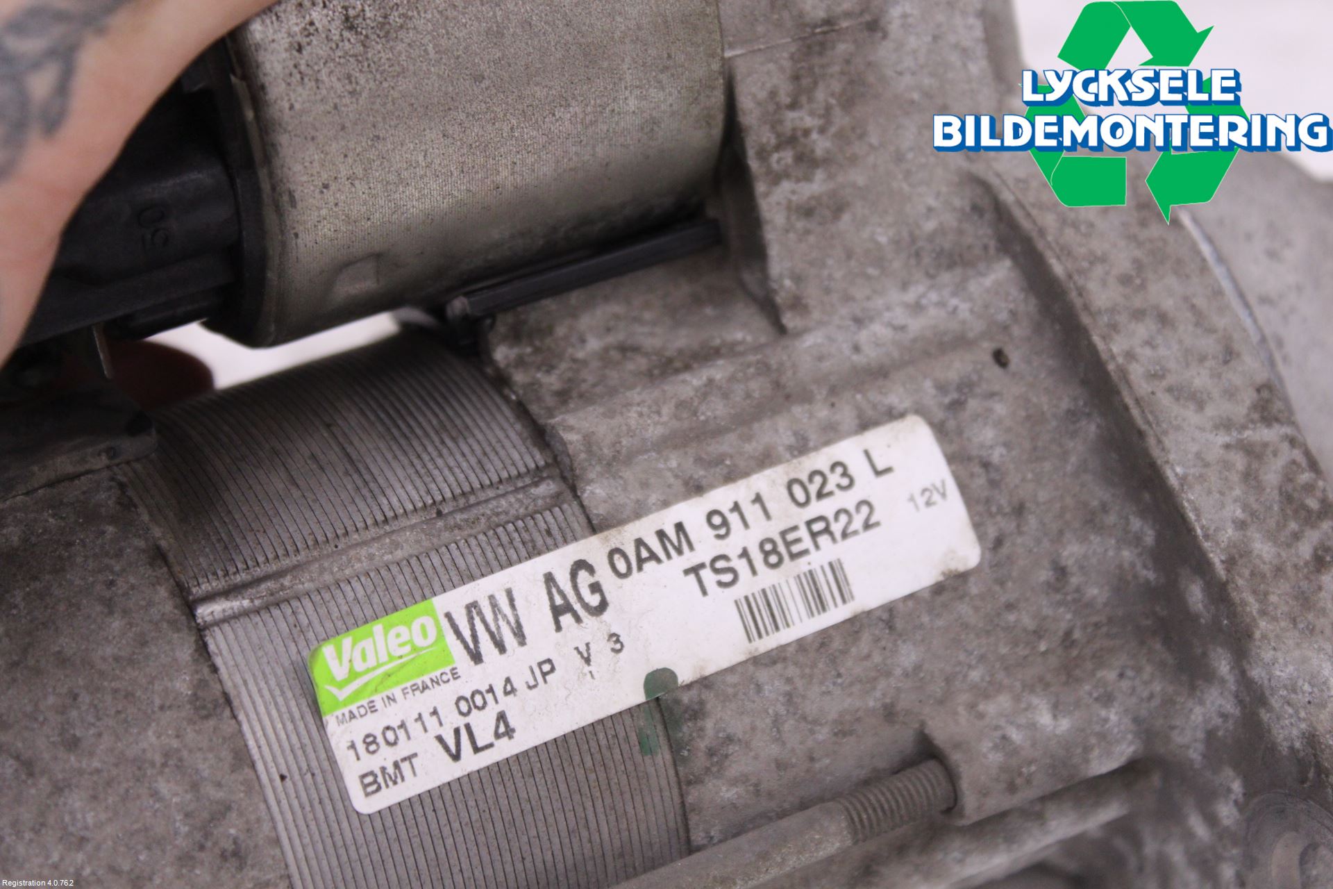 Volkswagen VW CADDY 11-15 Startmotor Diesel