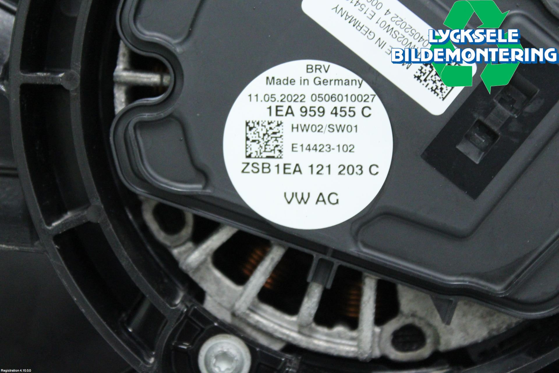 Volkswagen VW ID.4 21- Kylfläkt El