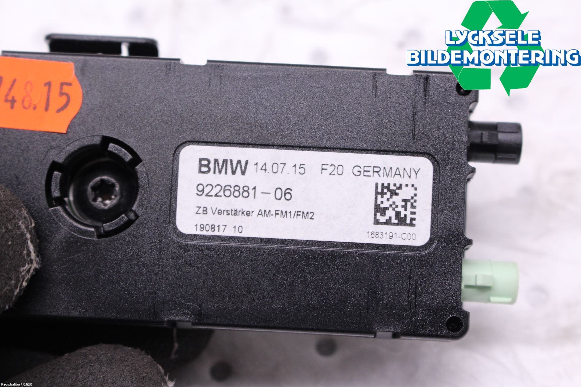 BMW 1 F20/F21 11-19 Antennförstärkare