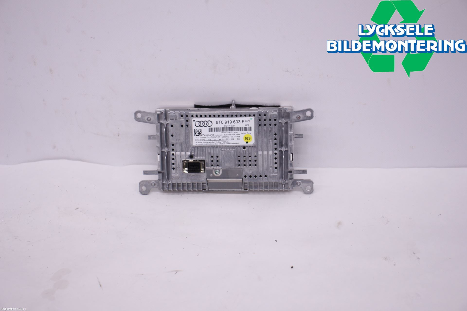 Audi A4/S4 08-11 Bildskärm