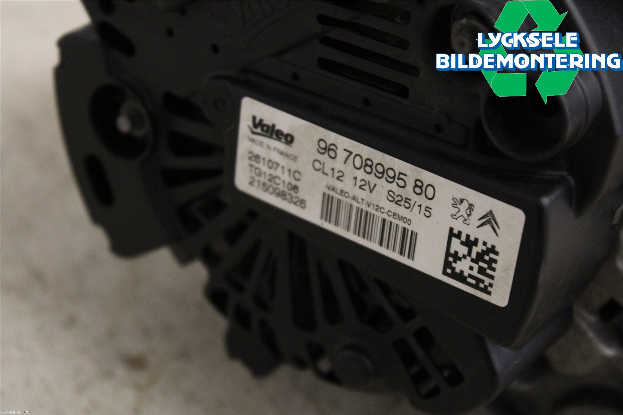 Peugeot PEUGOT 208 16-19 Generator