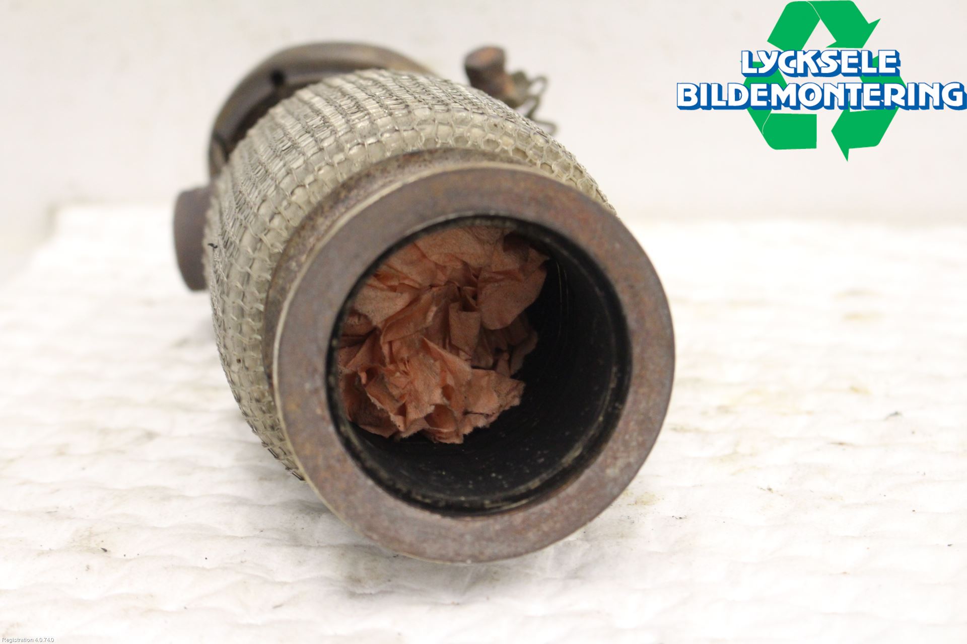 Nissan NAVARA 05-16 Avgas Främre Rör