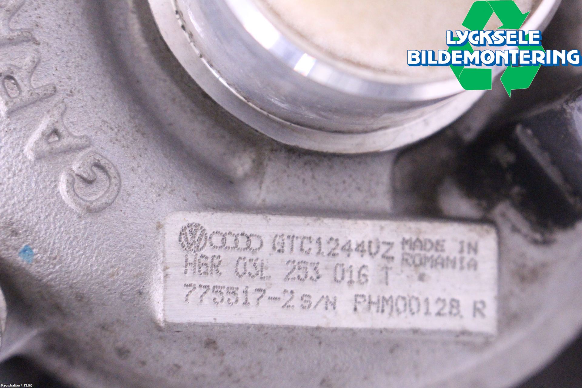 Volkswagen VW GOLF VI 09-13 Turboaggregat