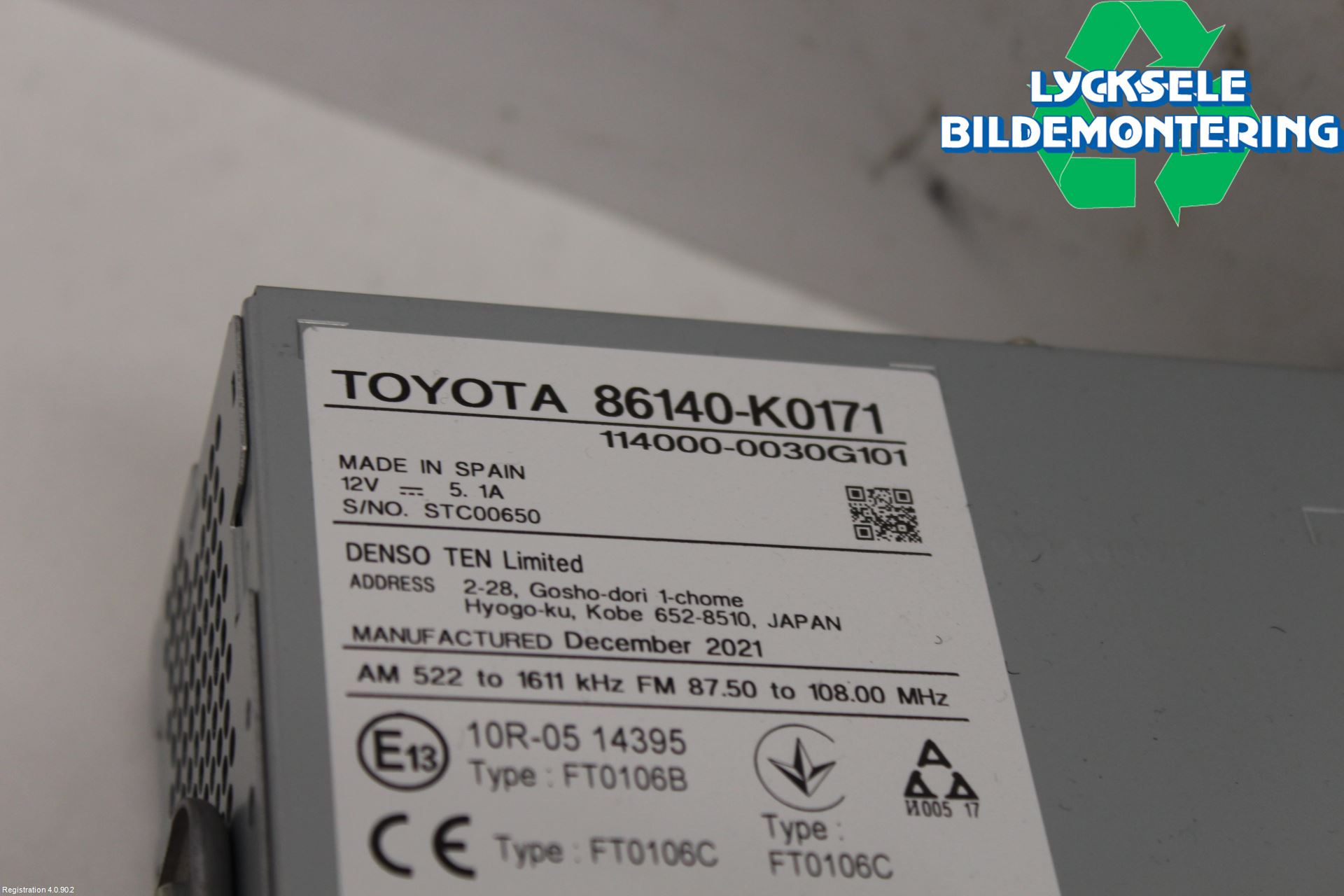 Toyota YARIS CROSS XP21 21- Cd Radio - Multimediapanel
