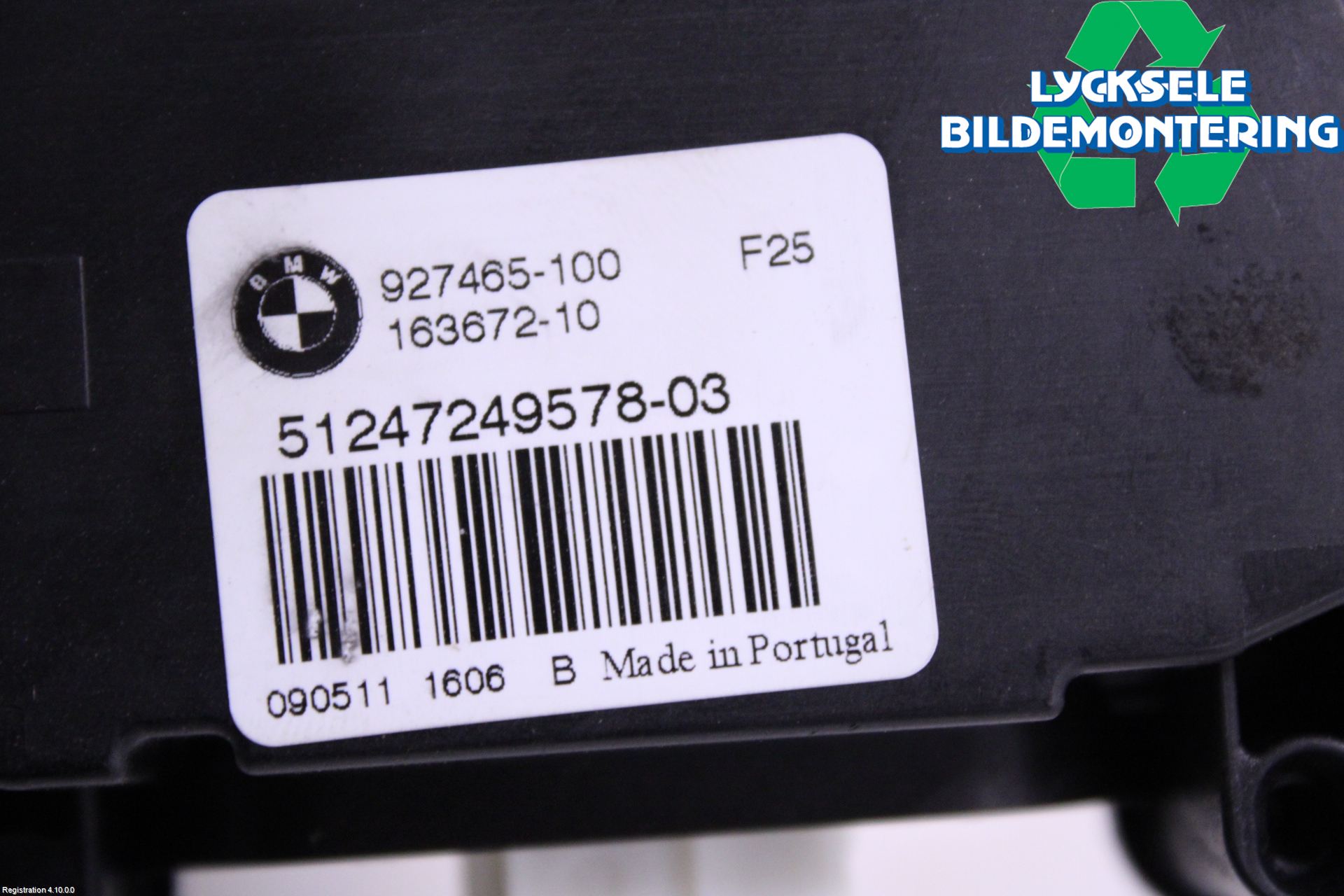 BMW X3 F25 10-17 Centrallåsmot Baklucka