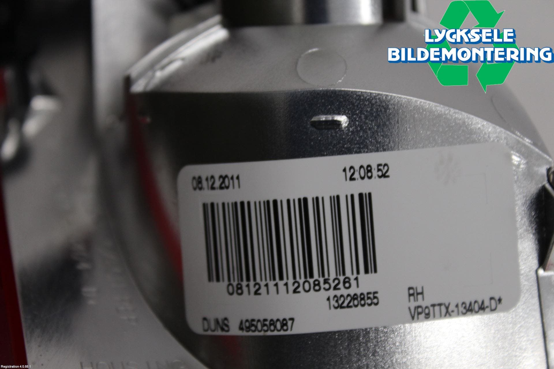 Opel INSIGNIA 09-16 Bakljus Lucka Hö