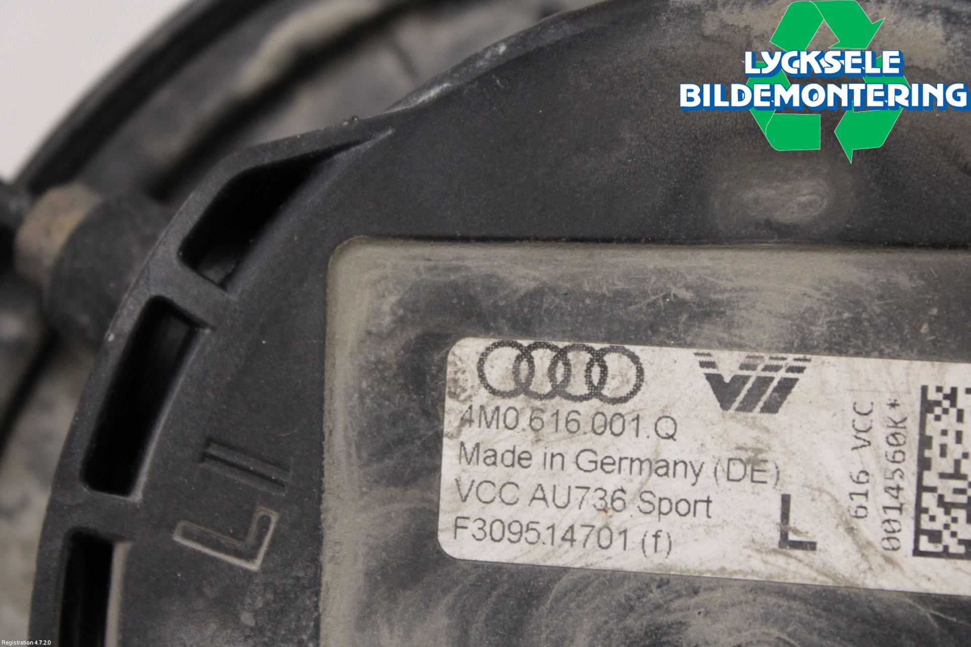 Audi Q7/SQ7 Nivå-Luftfjädring Bälg