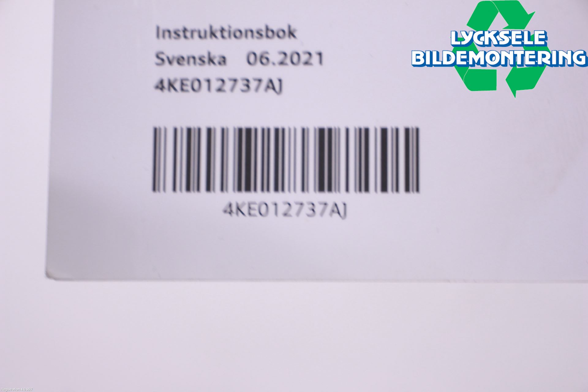 Audi E-TRON, S GE 19- Instruktionsbok