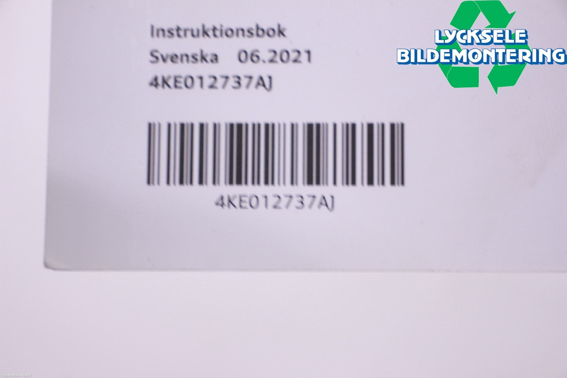 Audi E-TRON, S GE 19- Instruktionsbok