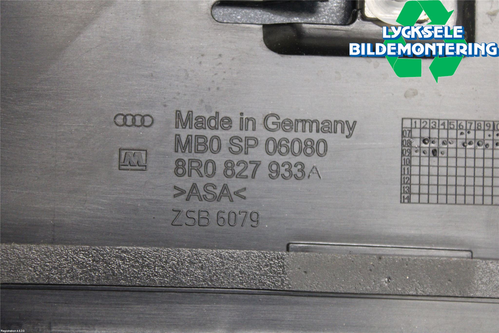 Audi Q5 09-16 Spoiler Baklucka