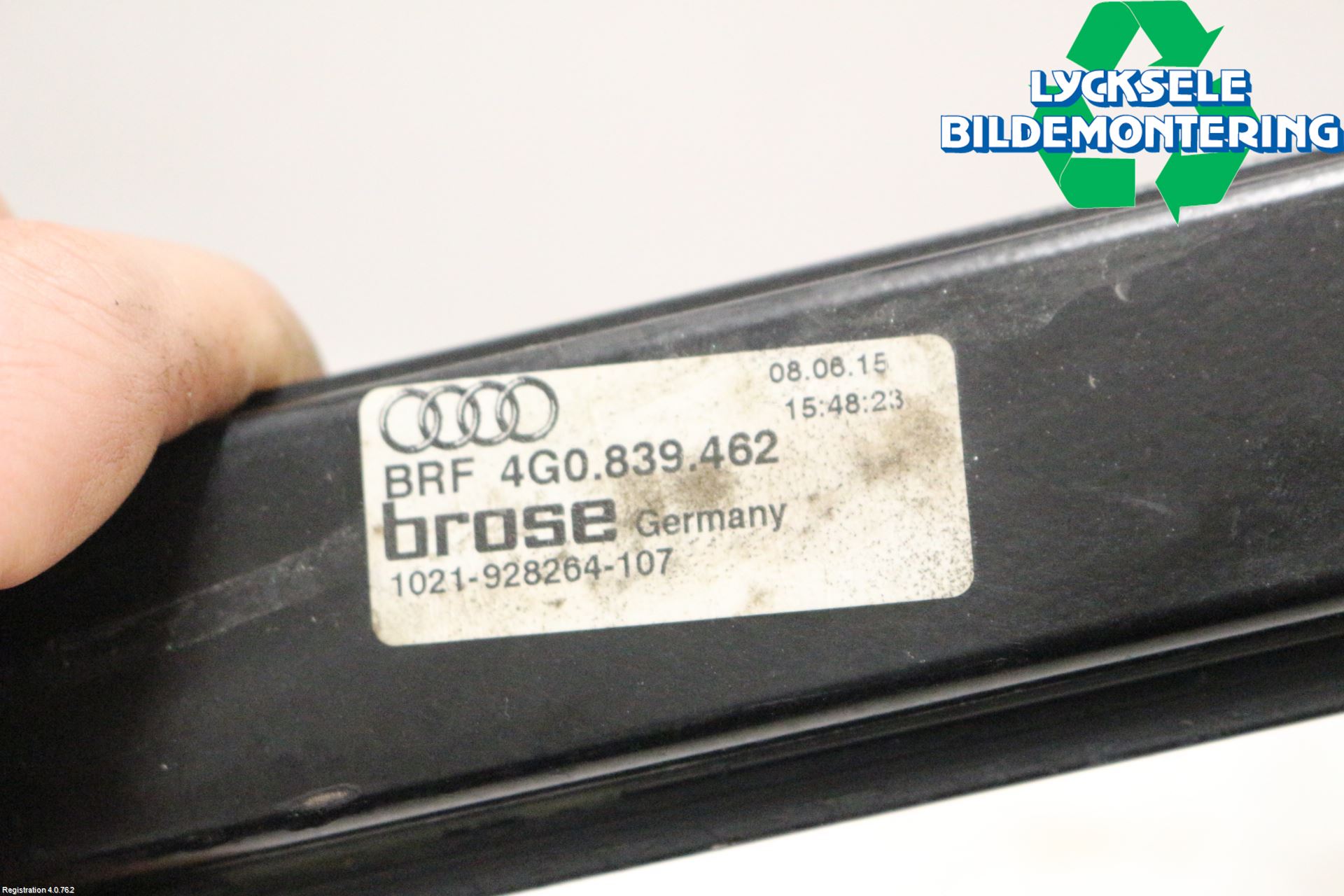 Audi A6/S6 4G 11-18 Fönsterhissmekanism