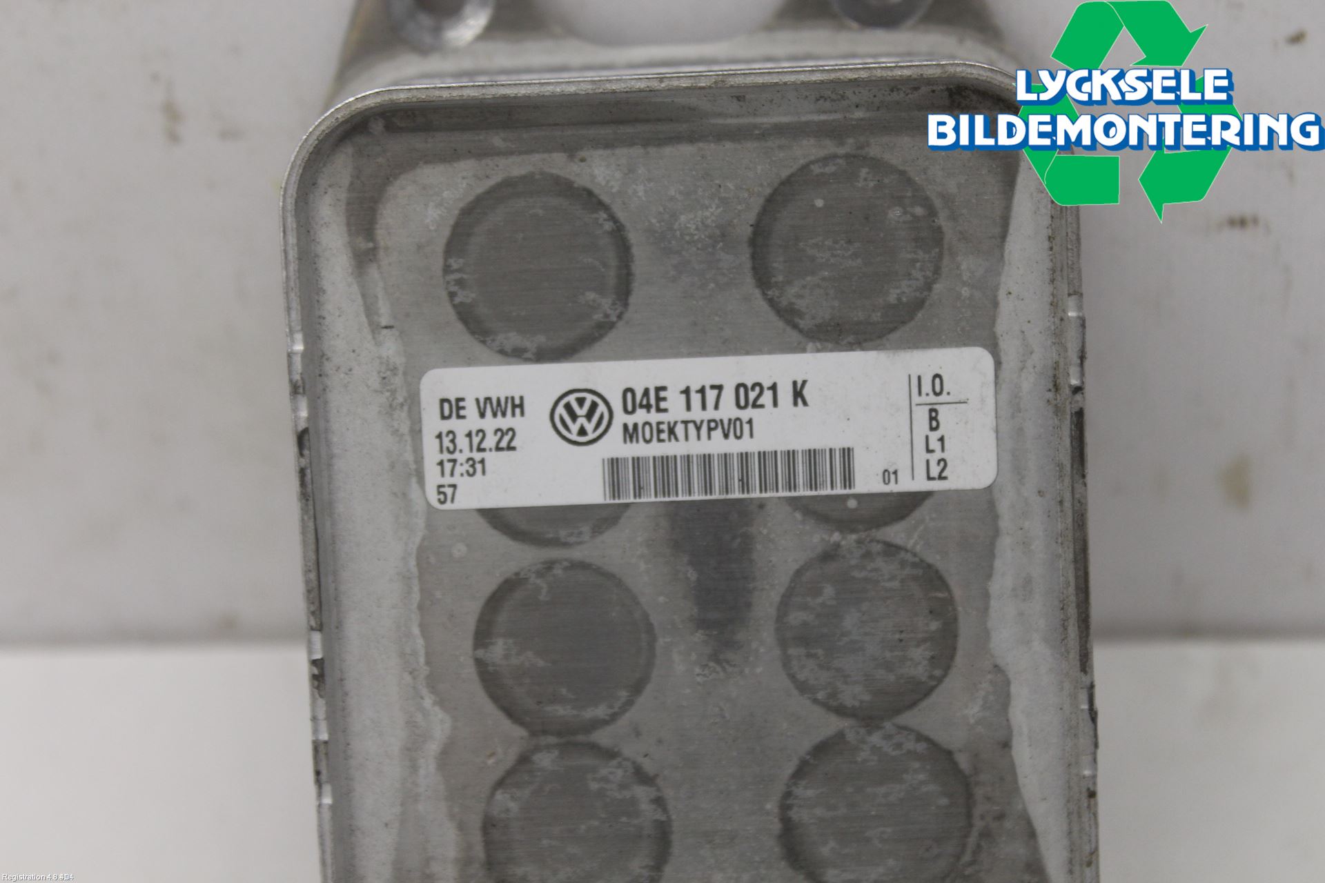 Volkswagen VW GOLF / E-GOLF VIII 20- Oljekylare Motor