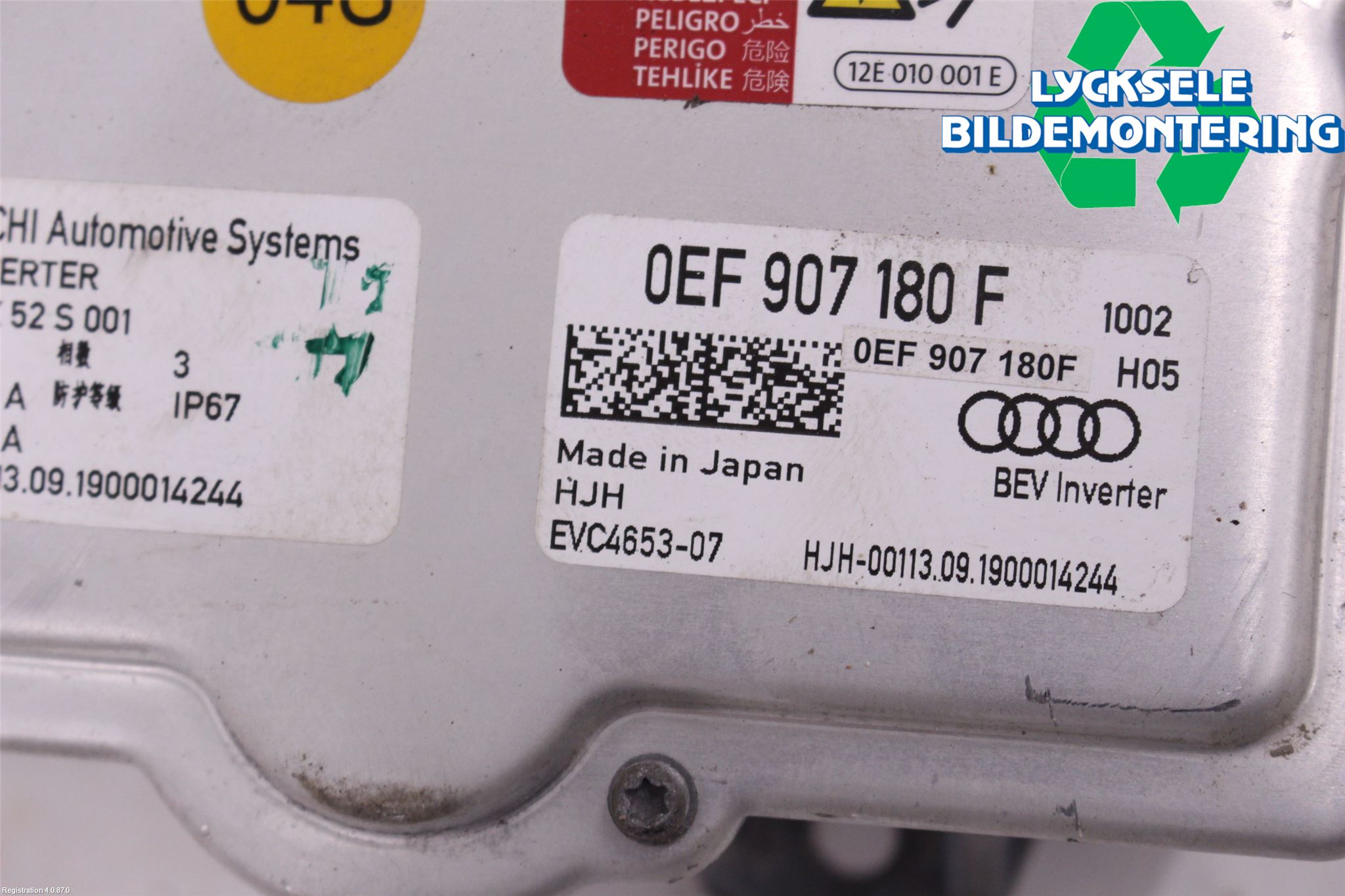 Audi E-TRON, S GE 19- Inverter 12 -> 220 V