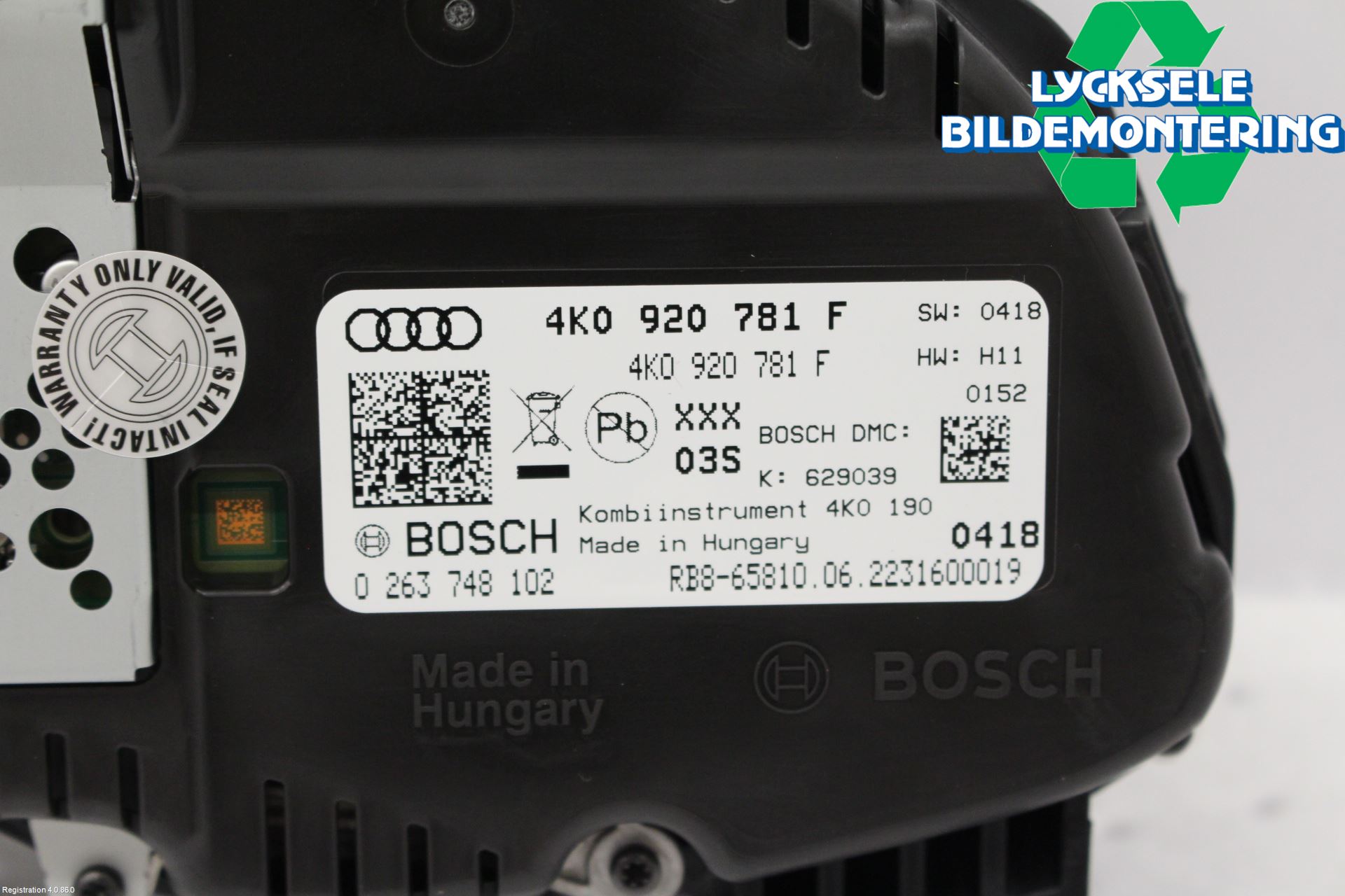 Audi A6 F2/C8 19- Instrument Komb