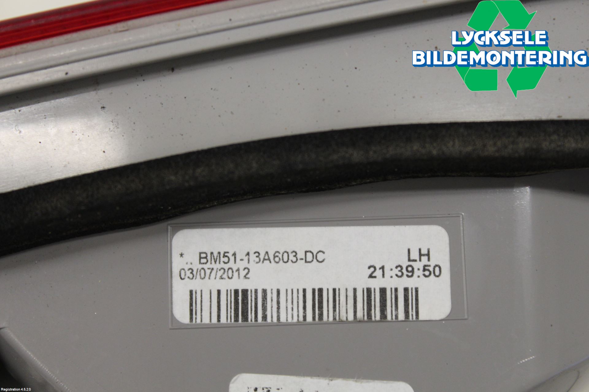 Ford FOCUS 11-14 Bakljus Lucka Vä