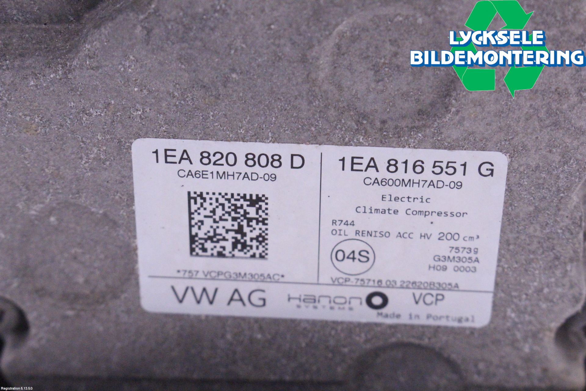 Volkswagen VW ID.4 21- Ac Kompressor