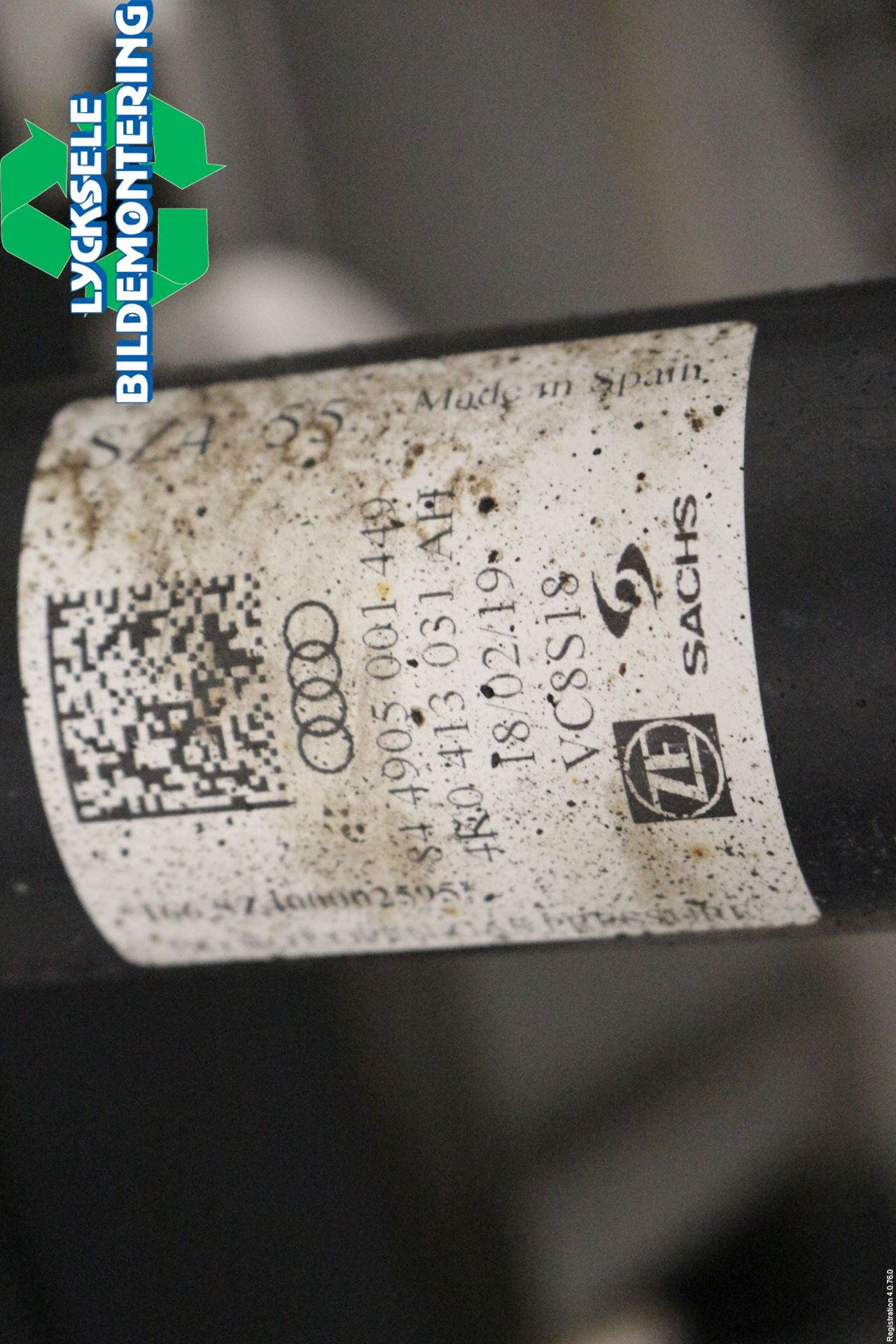 Audi A6 F2/C8 19- Stötdämpare Fram