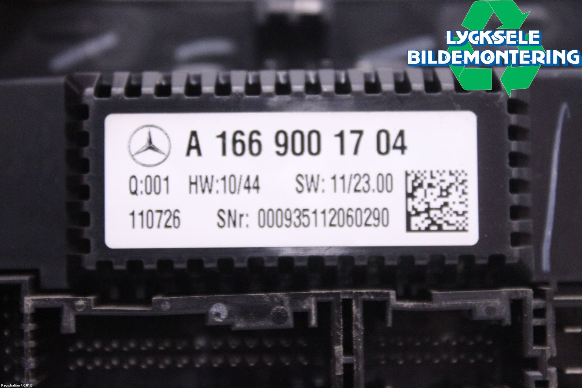 Mercedes-Benz MB GL/GLS-KLASS (X166) 12-19 Ac Styrenhet Ac Manöveren