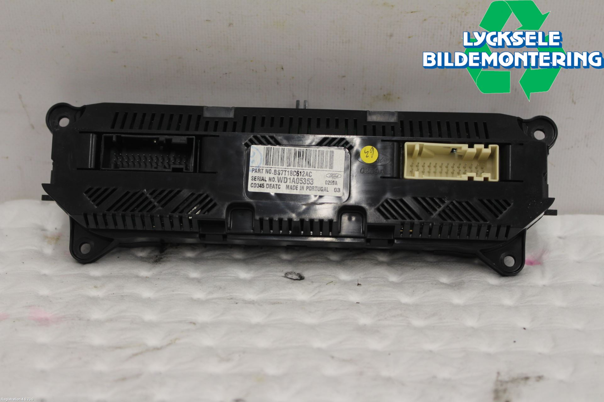 Ford MONDEO 07-15 Ac Styrenhet Ac Manöveren