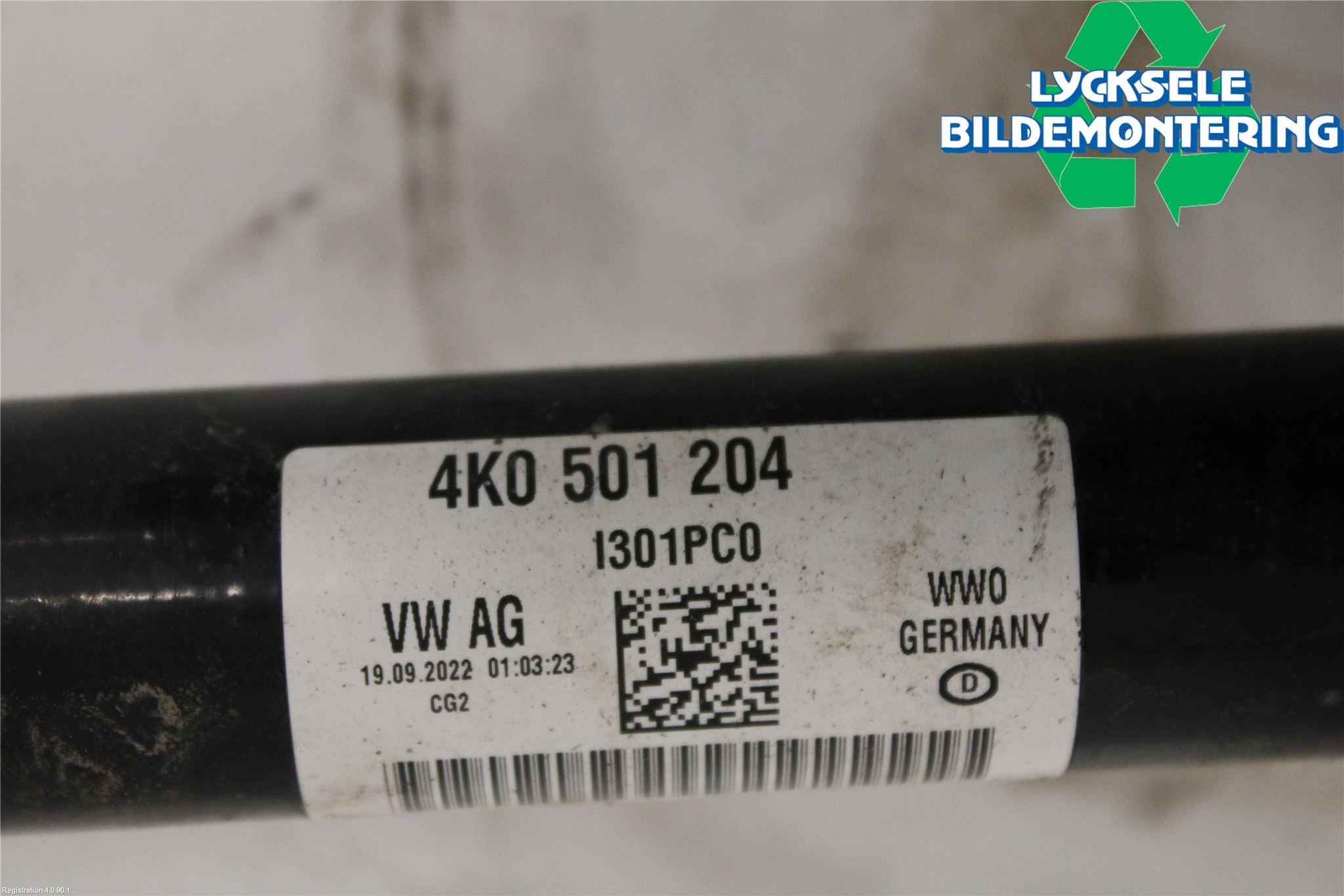 Audi A6 F2/C8 19- Drivaxel Bak Höger