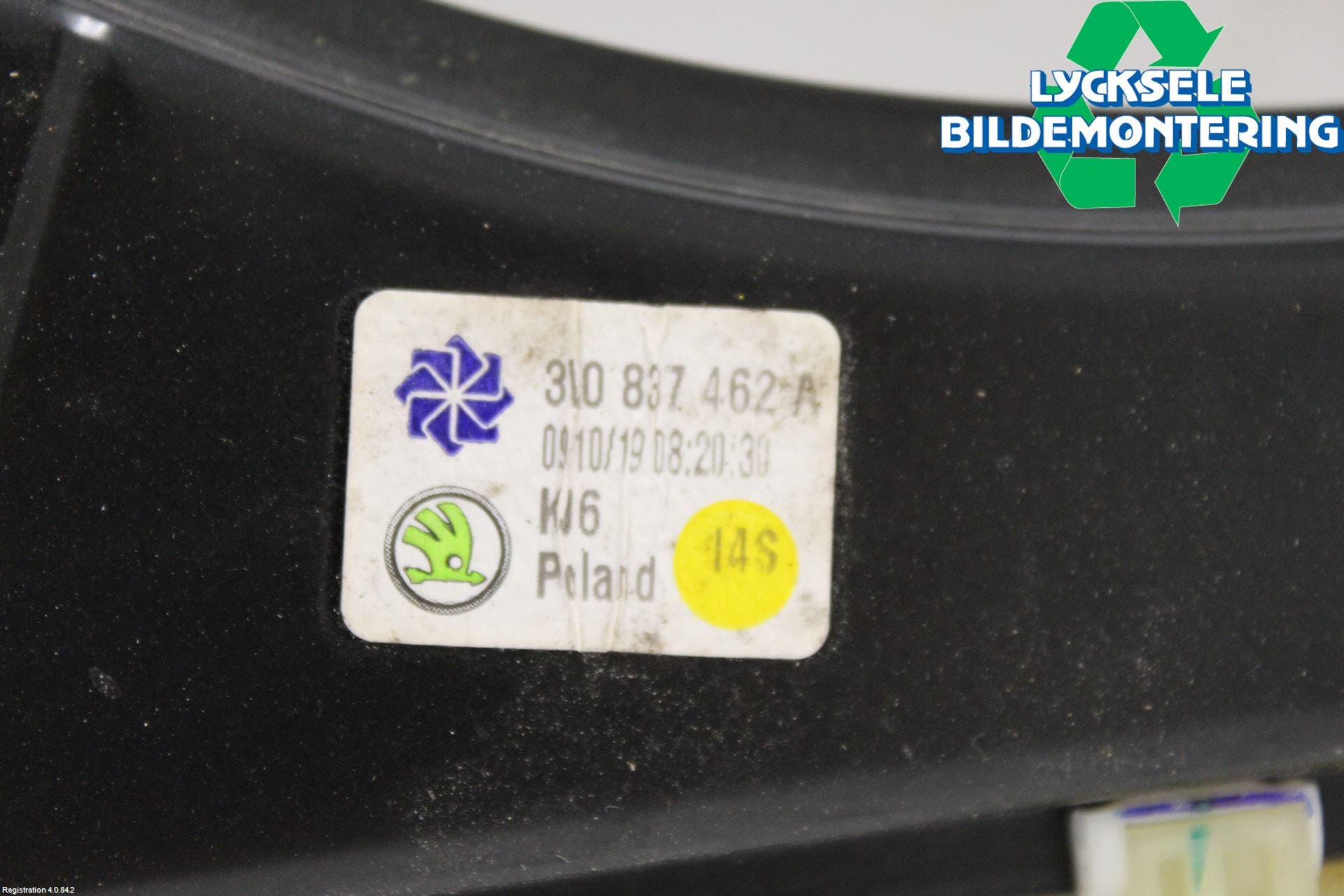 Skoda SUPERB 16-24 Fönsterhissmekanism