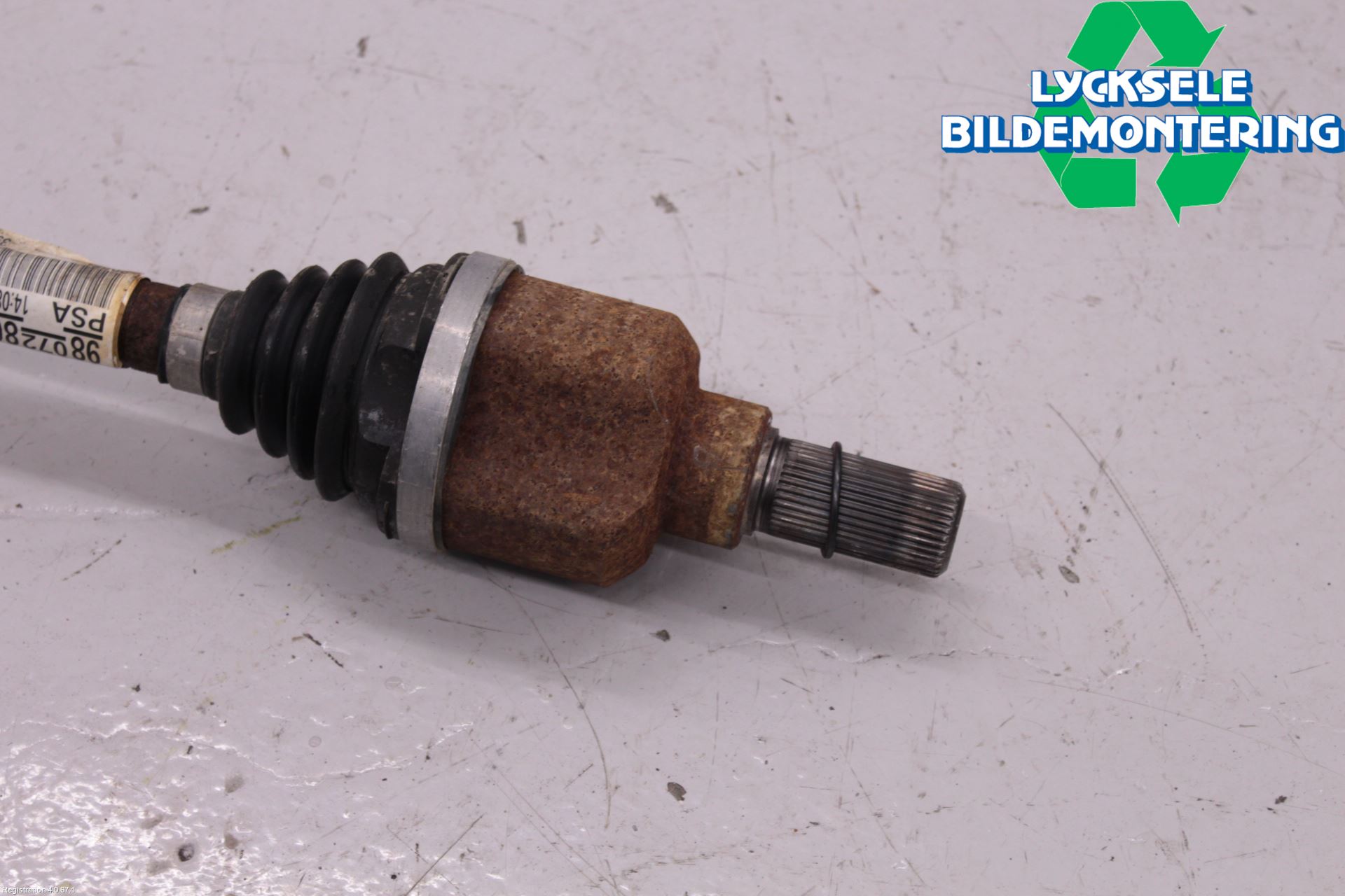 Peugeot 2008 13-20 Drivaxel Fram Vänster