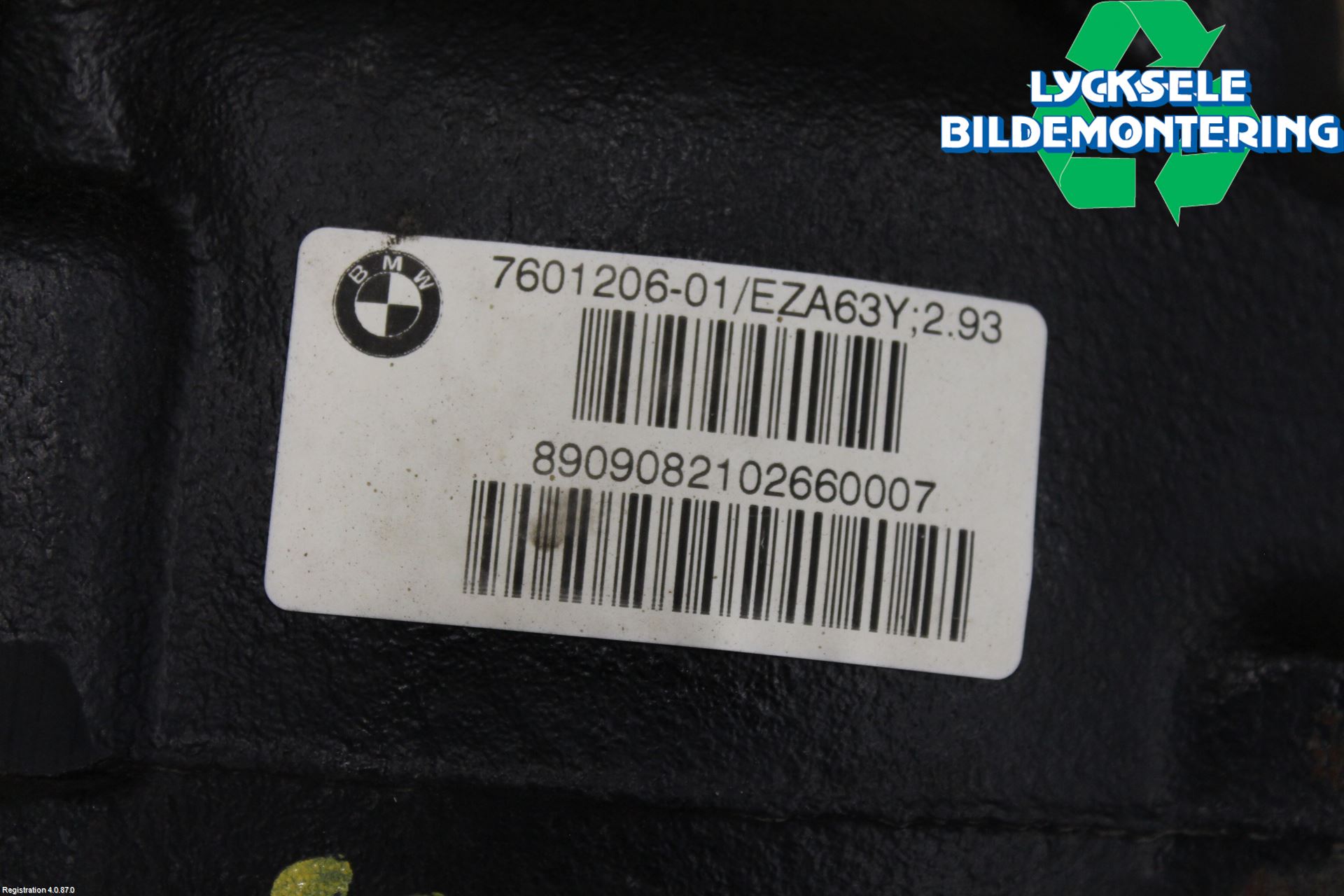 BMW X3 E83     03-10 Bakväxel-Diff