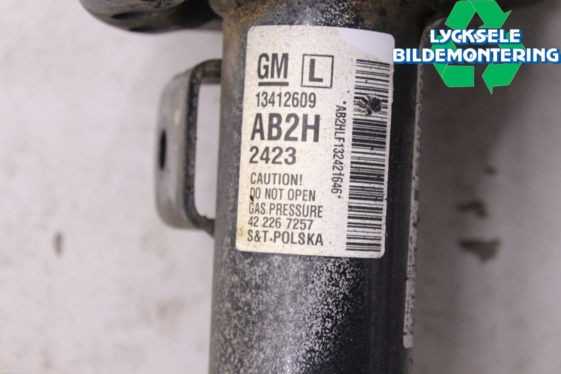Opel ASTRA J 10-15 Fjäderben Fram Vänster