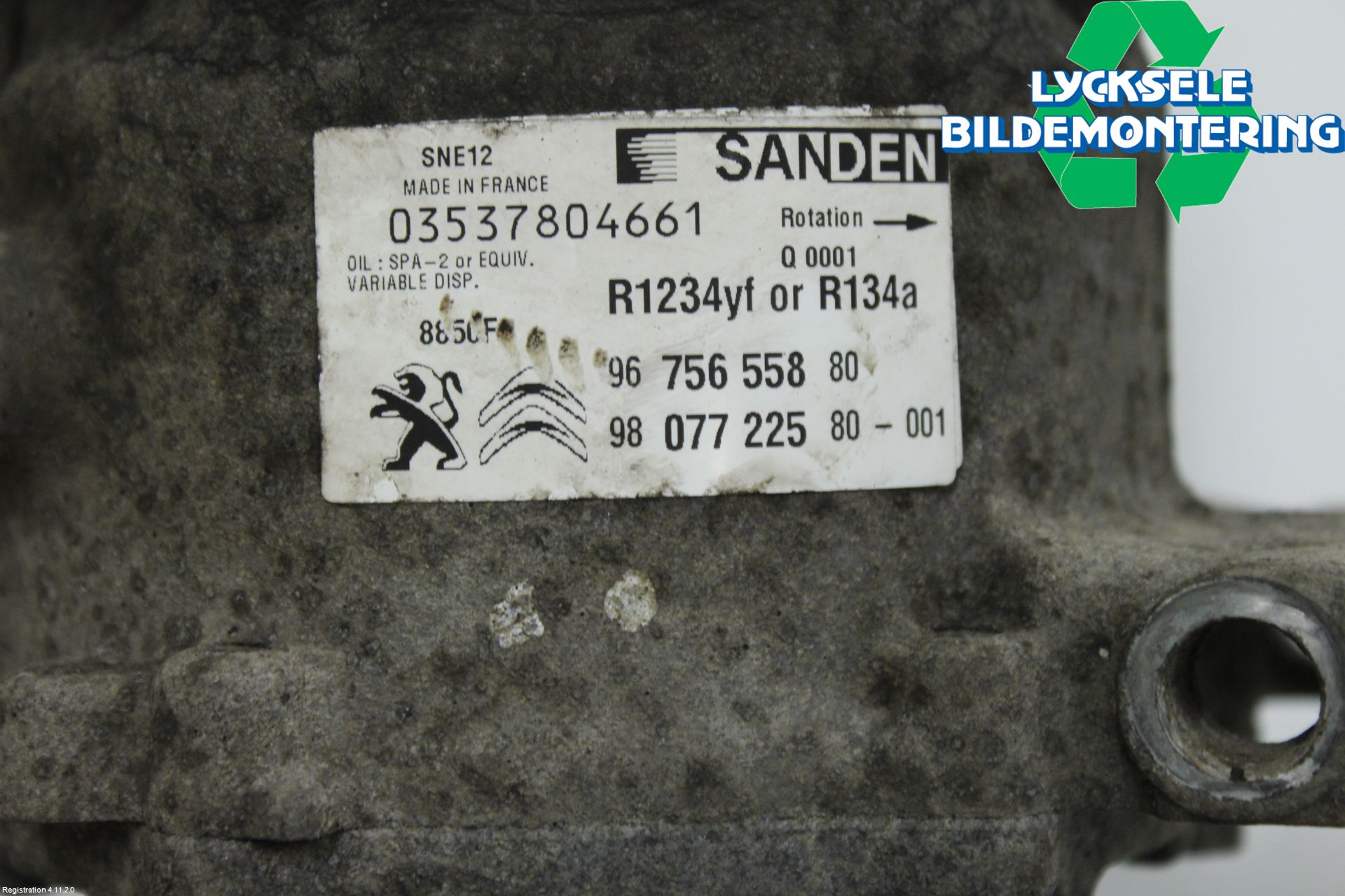 Peugeot 2008 13-20 Ac Kompressor