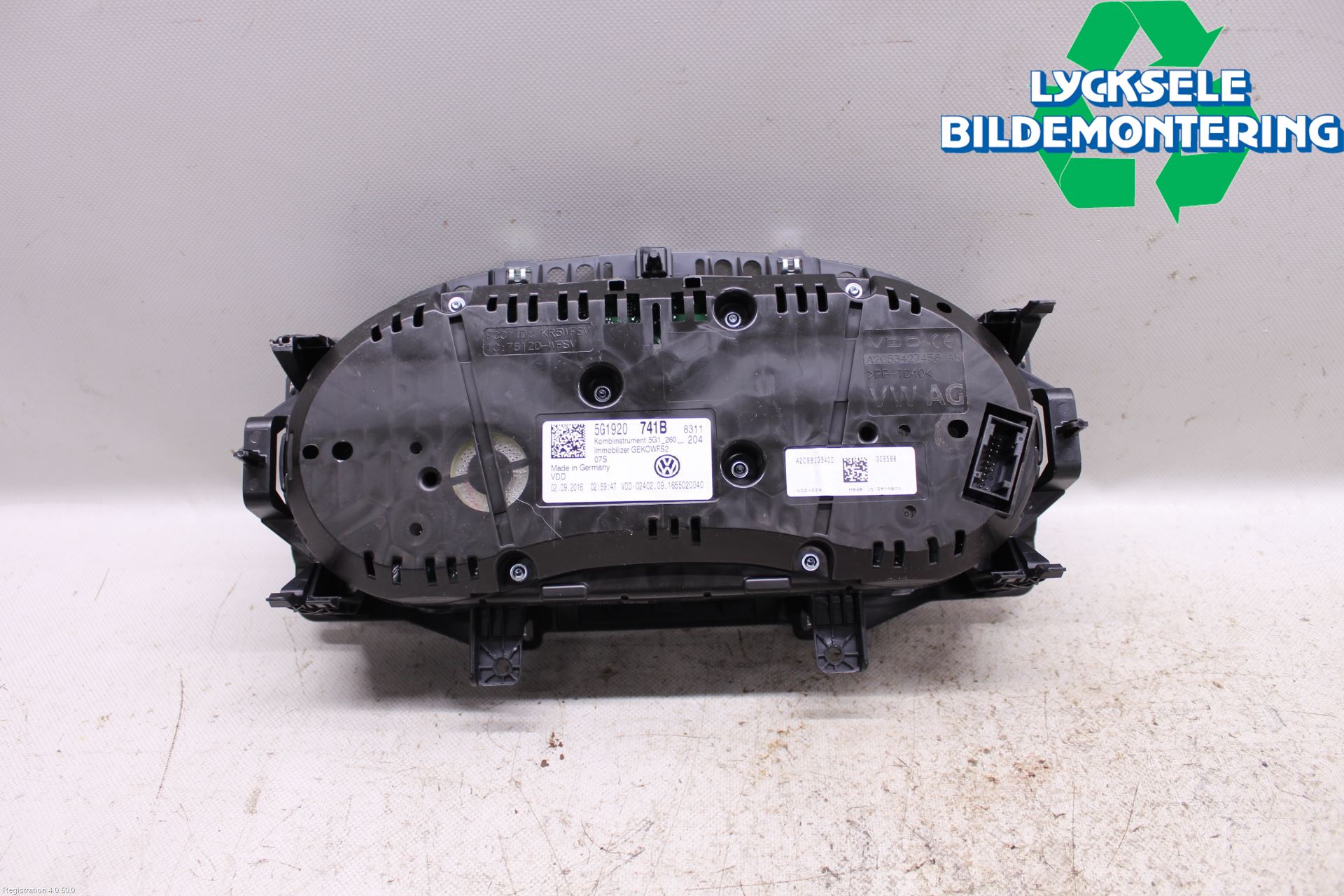 Volkswagen VW GOLF / E-GOLF VII 13-20 Instrument Komb