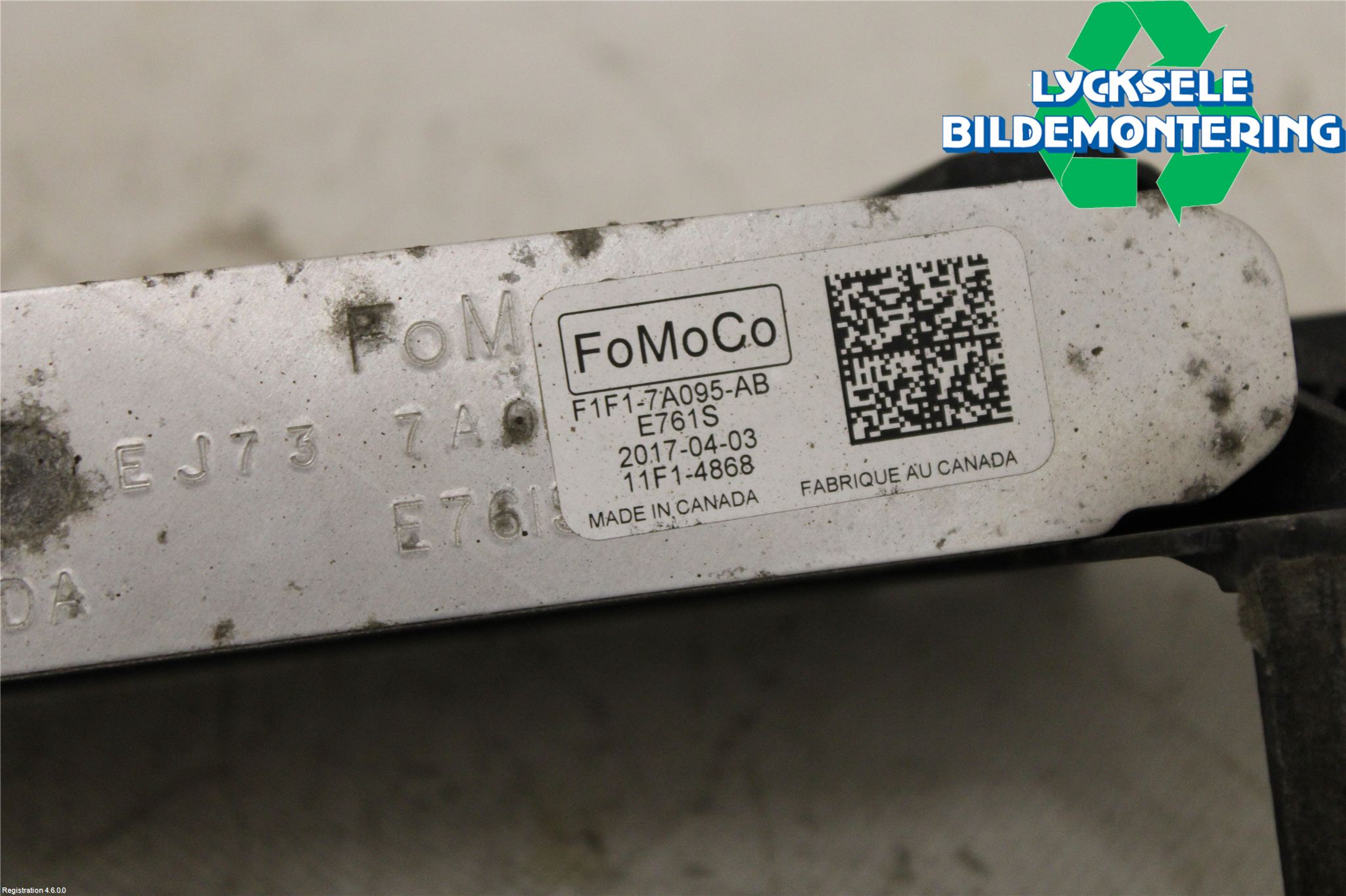 Ford KUGA 17-19 Oljekylare Automat