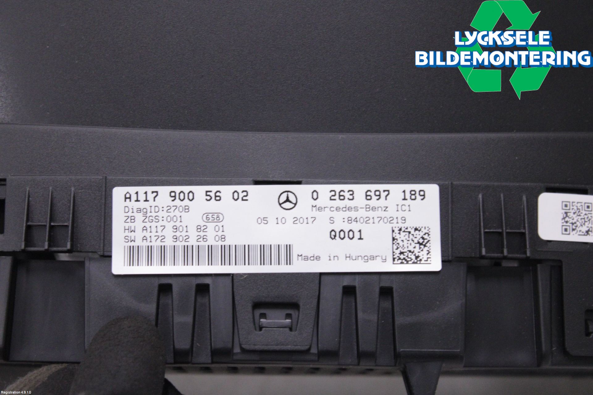 Mercedes-Benz MB CLA-KLASS (C117/X117) 13-19 Instrument Komb