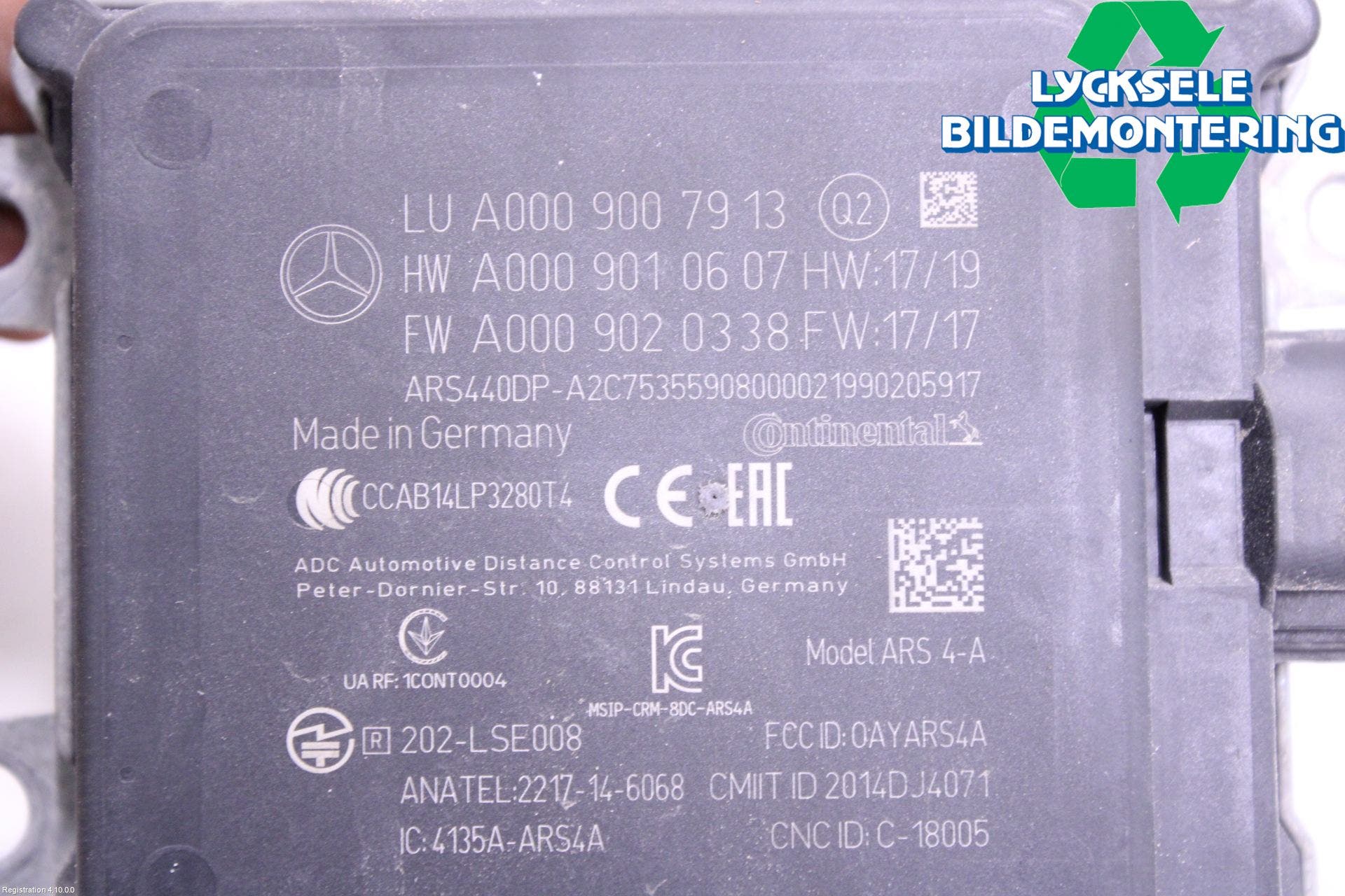 Mercedes-Benz MB GLC-KLASS (X253/C253) 15-22 Sensor Adaptiv Farthållare