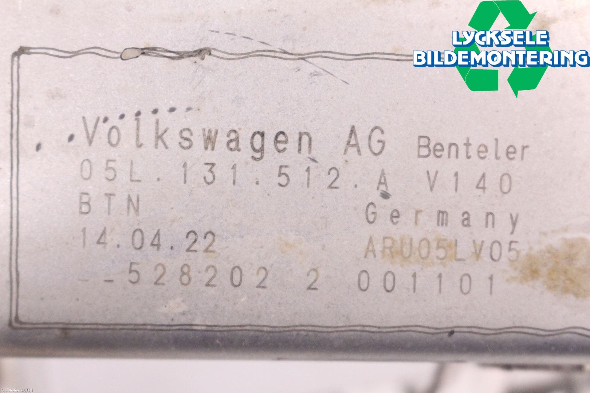 Audi A6 F2/C8 19- Avgaskylare