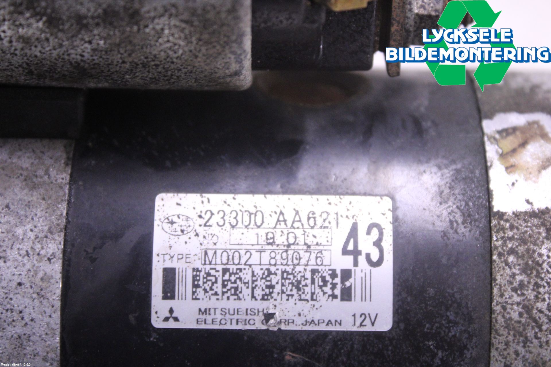 Subaru OUTBACK 10-15 Startmotor Diesel
