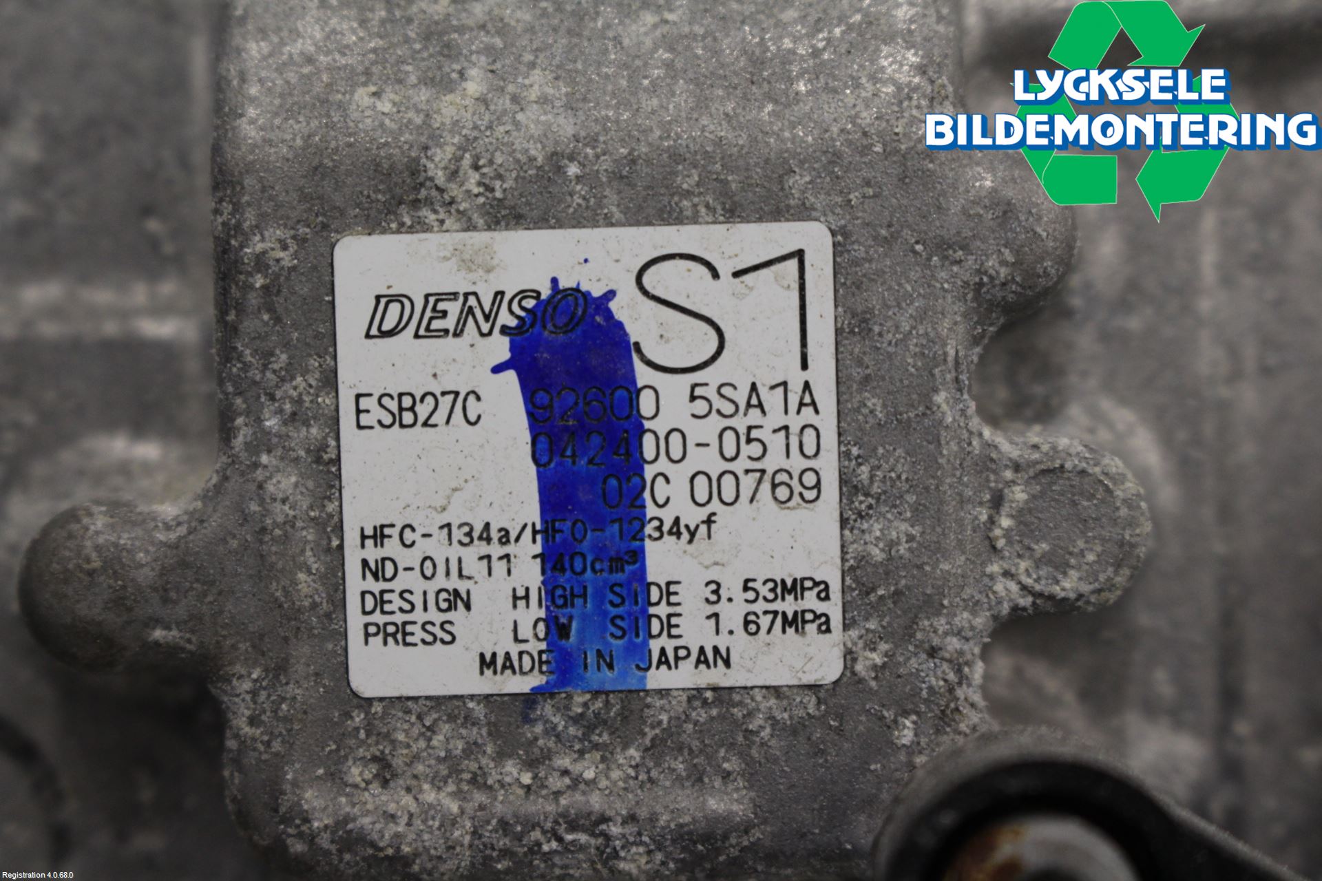 Nissan LEAF 18- Ac Kompressor