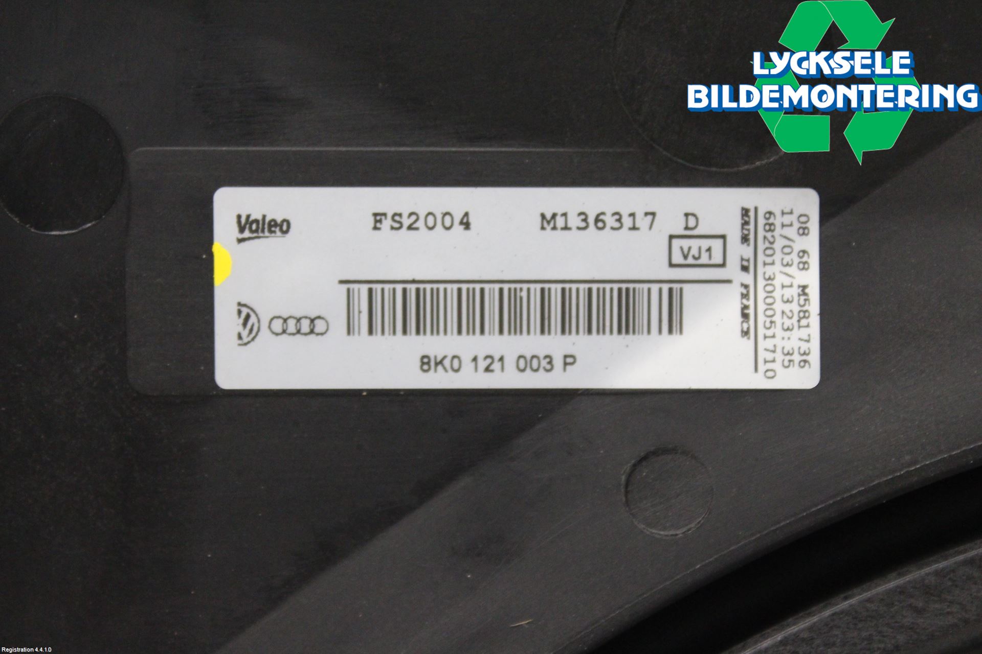 Audi A5 07-16 Kylfläkt El