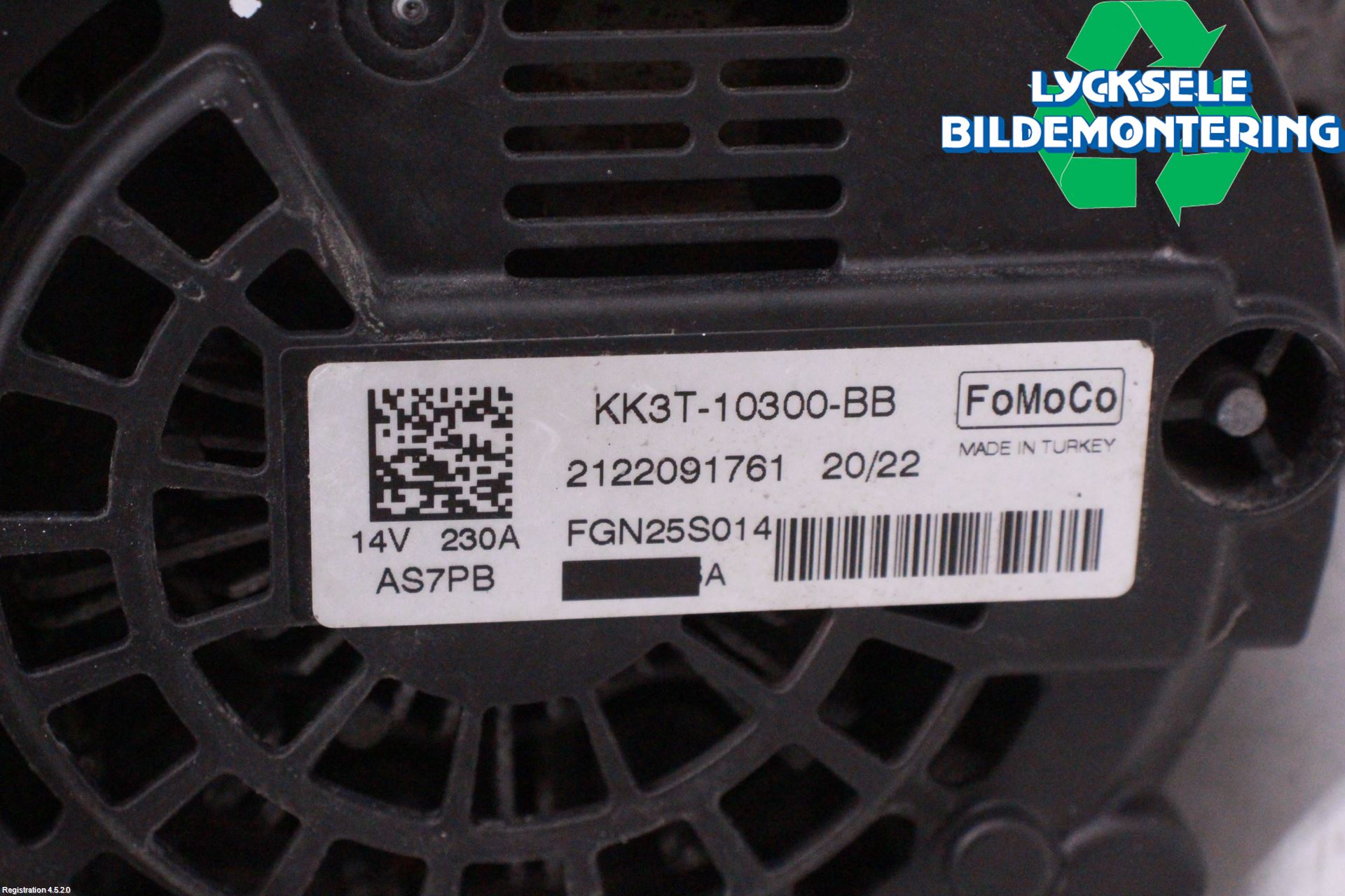Ford TRANSIT/TOURNEO CONNECT 22- Generator