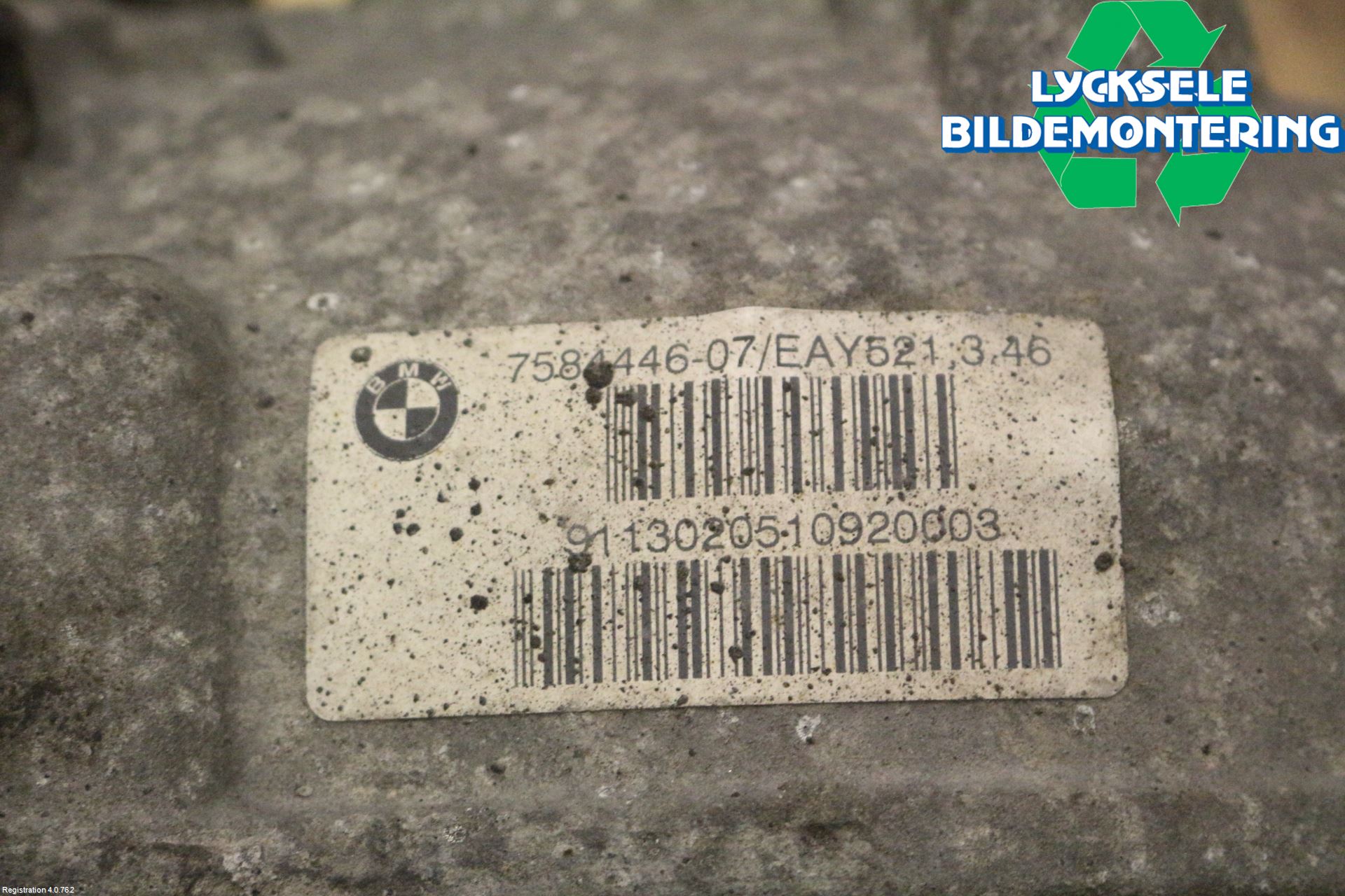 BMW 5 F10/F11/F18 09-17 Bakväxel-Diff