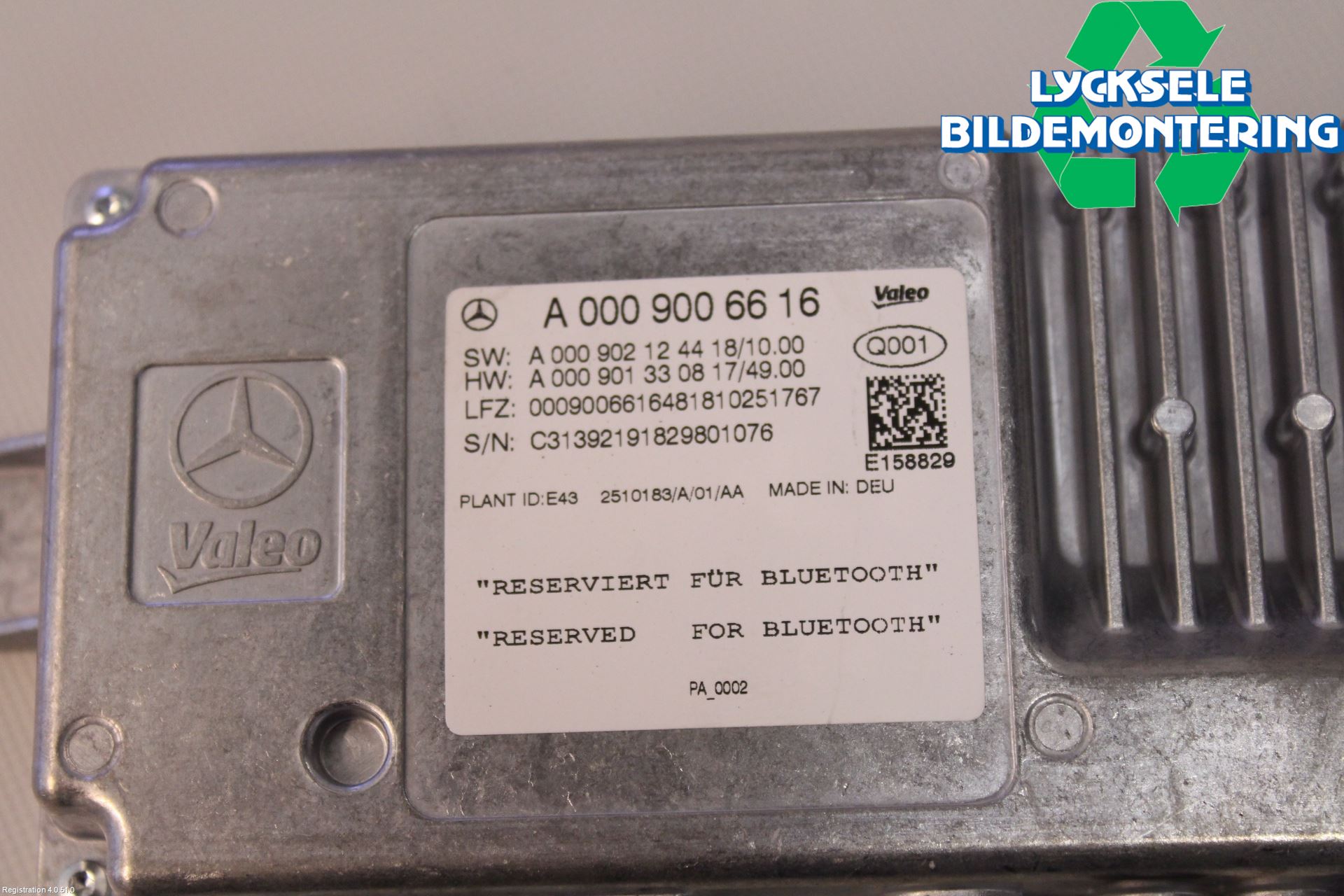 Mercedes-Benz MB C-KLASS (W205) 14-21 Styrenhet Parkeringshjälp